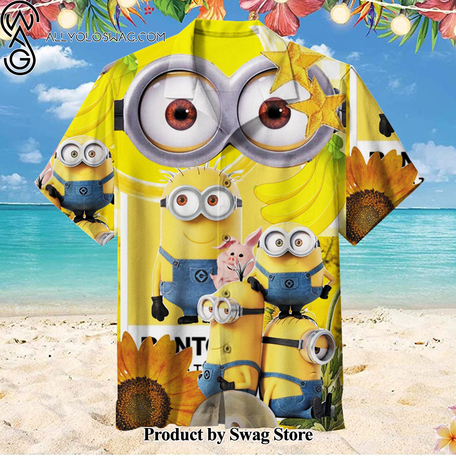 Minions Birthday Bash Hawaiian Shirt