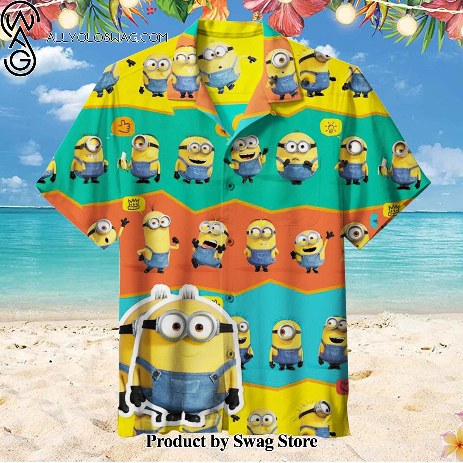 Minions One-of-a-Kind Hawaiian Shirt