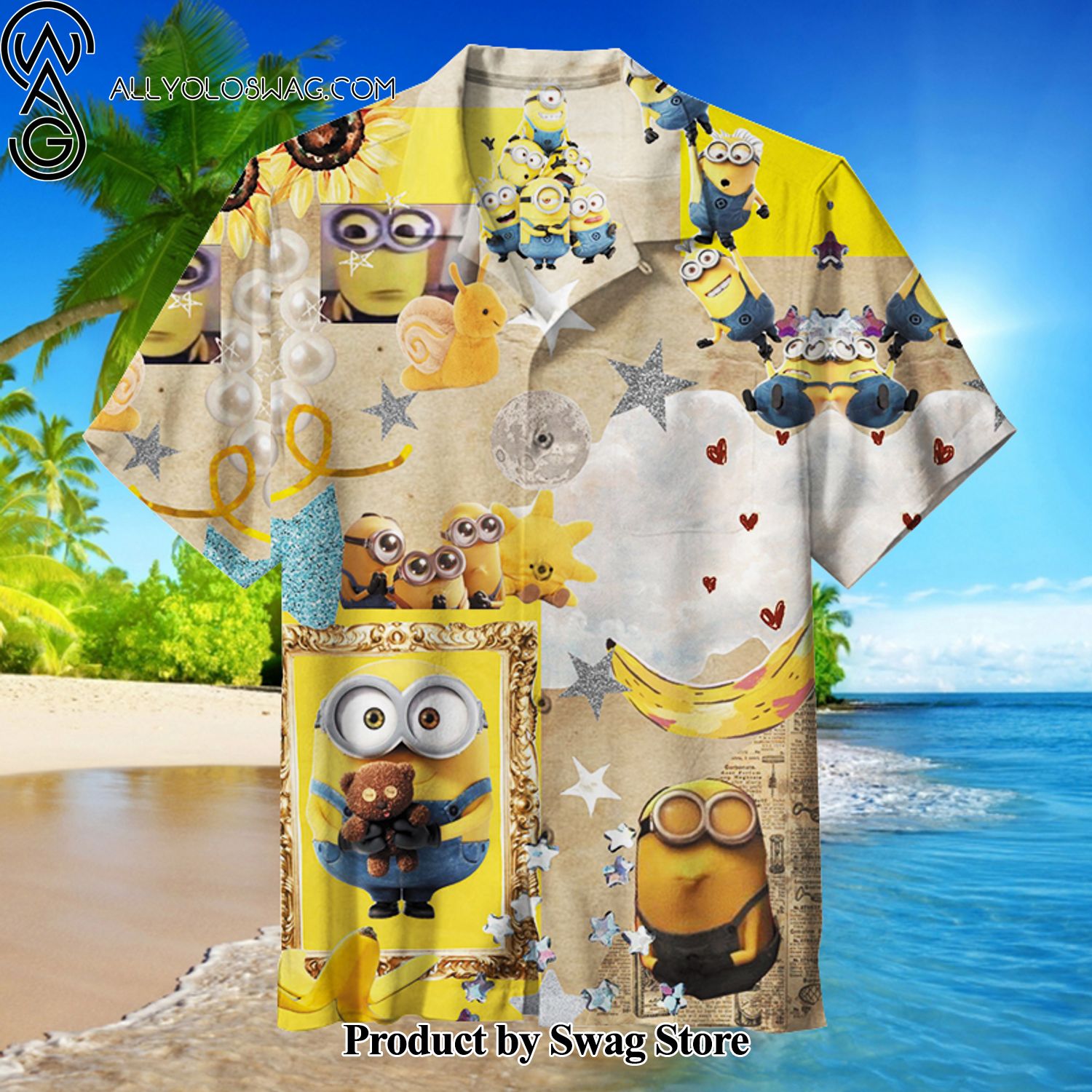 Minions Workwear-Inspired Hawaiian Shirt