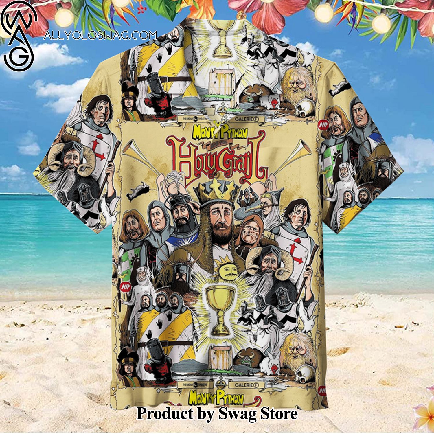 Monty Python and the Holy Grail Tropical Hawaiian Shirt