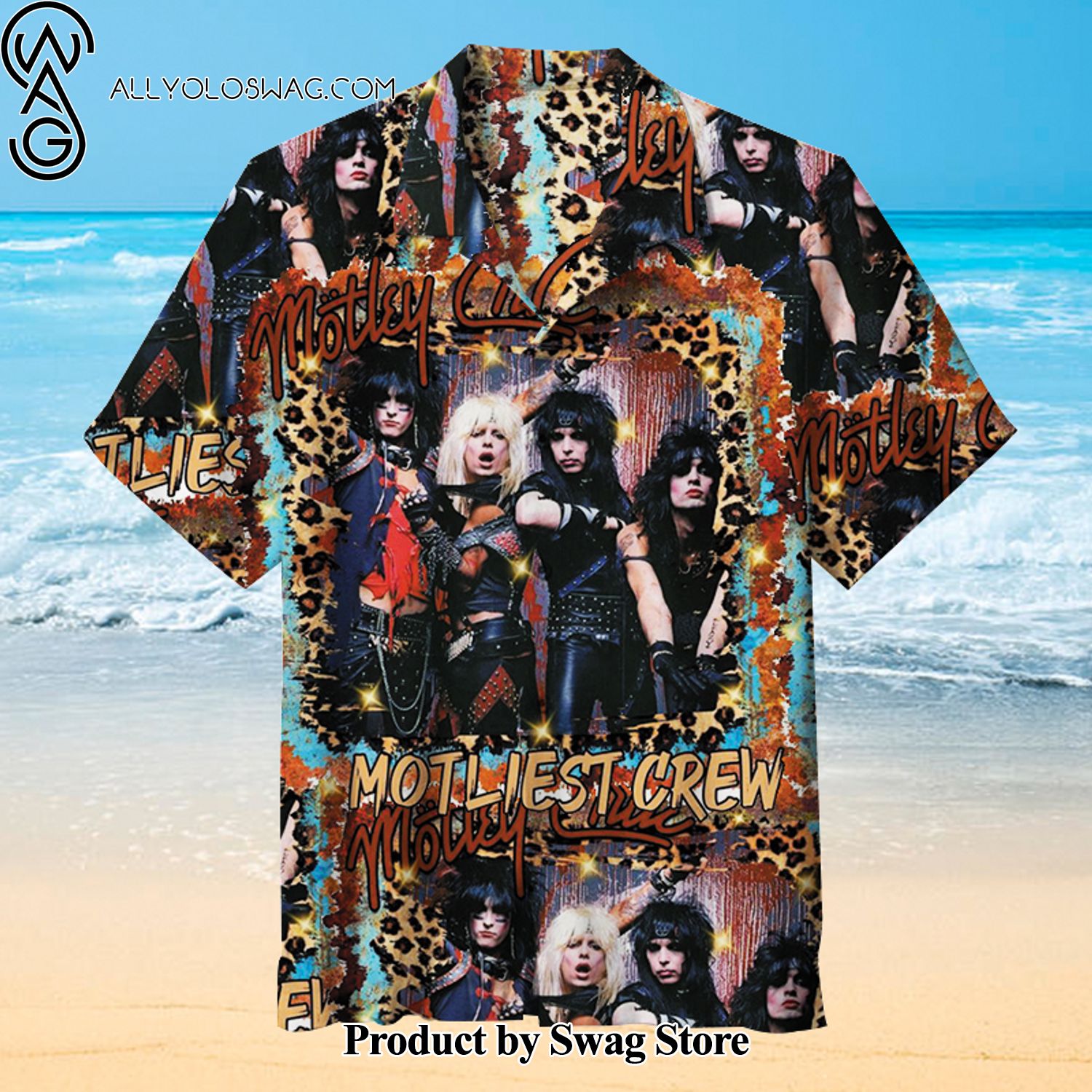 Motley Crue Family Vacation Hawaiian Shirt