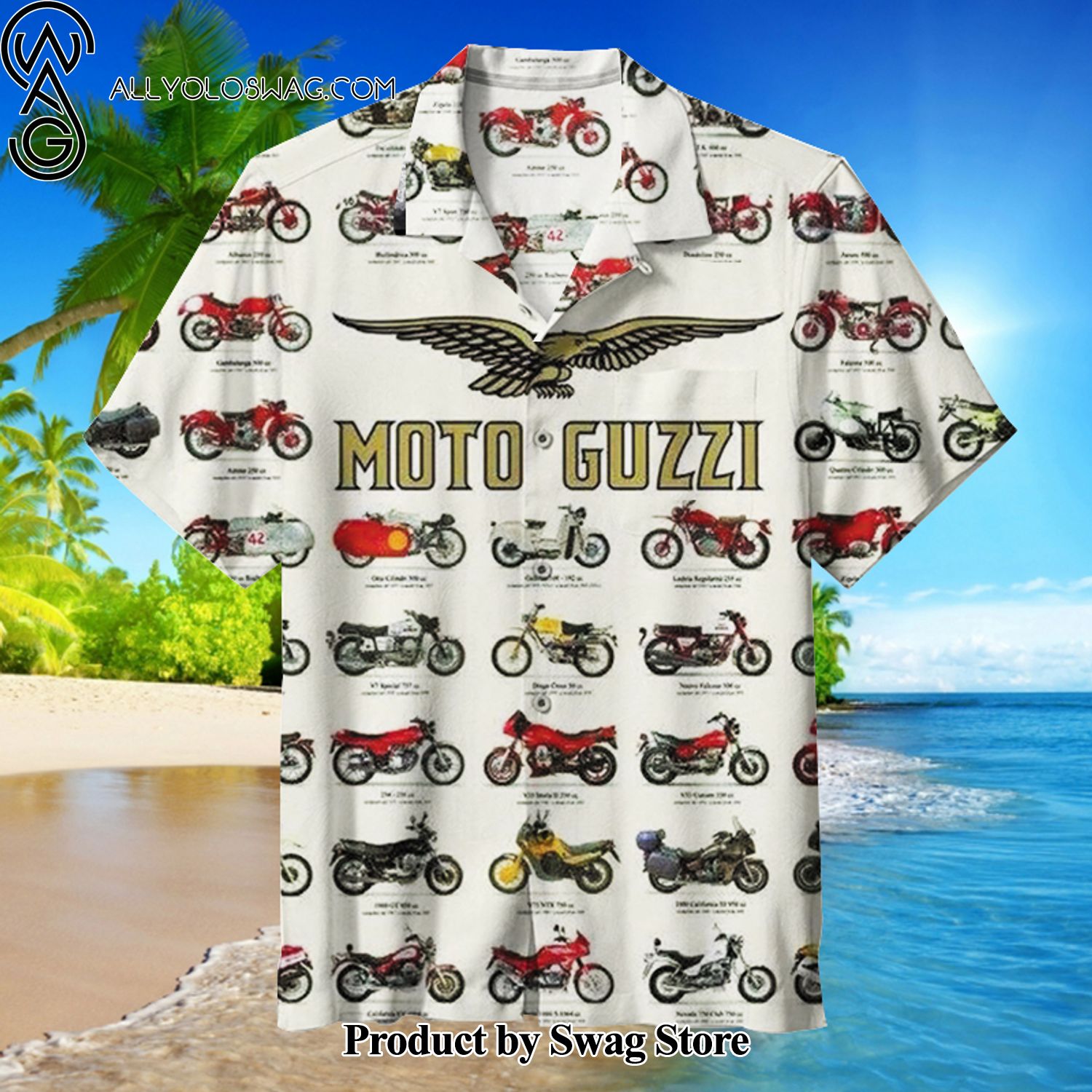 MotoGP Artsy Hawaiian Shirt