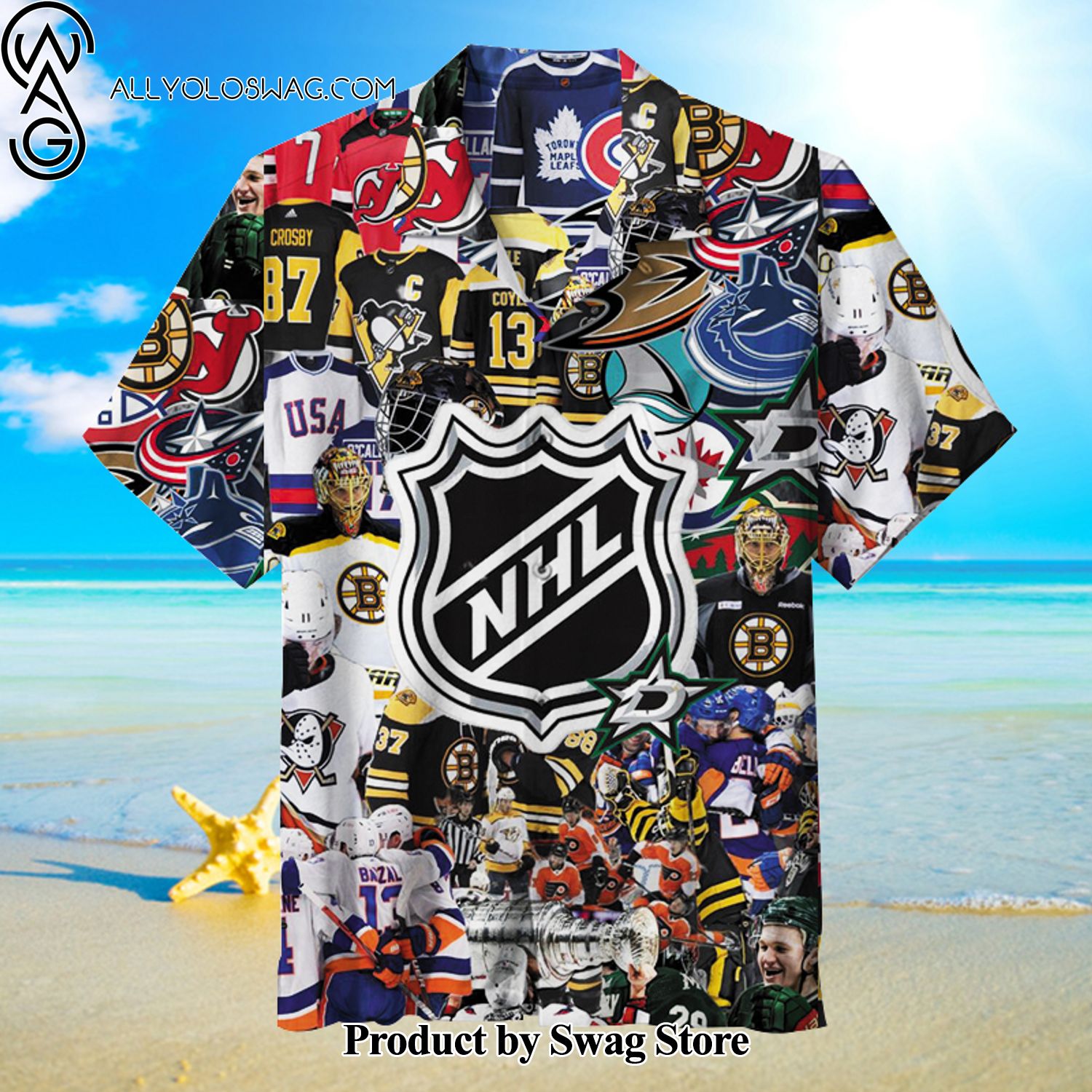 NHL Music Festival Hawaiian Shirt