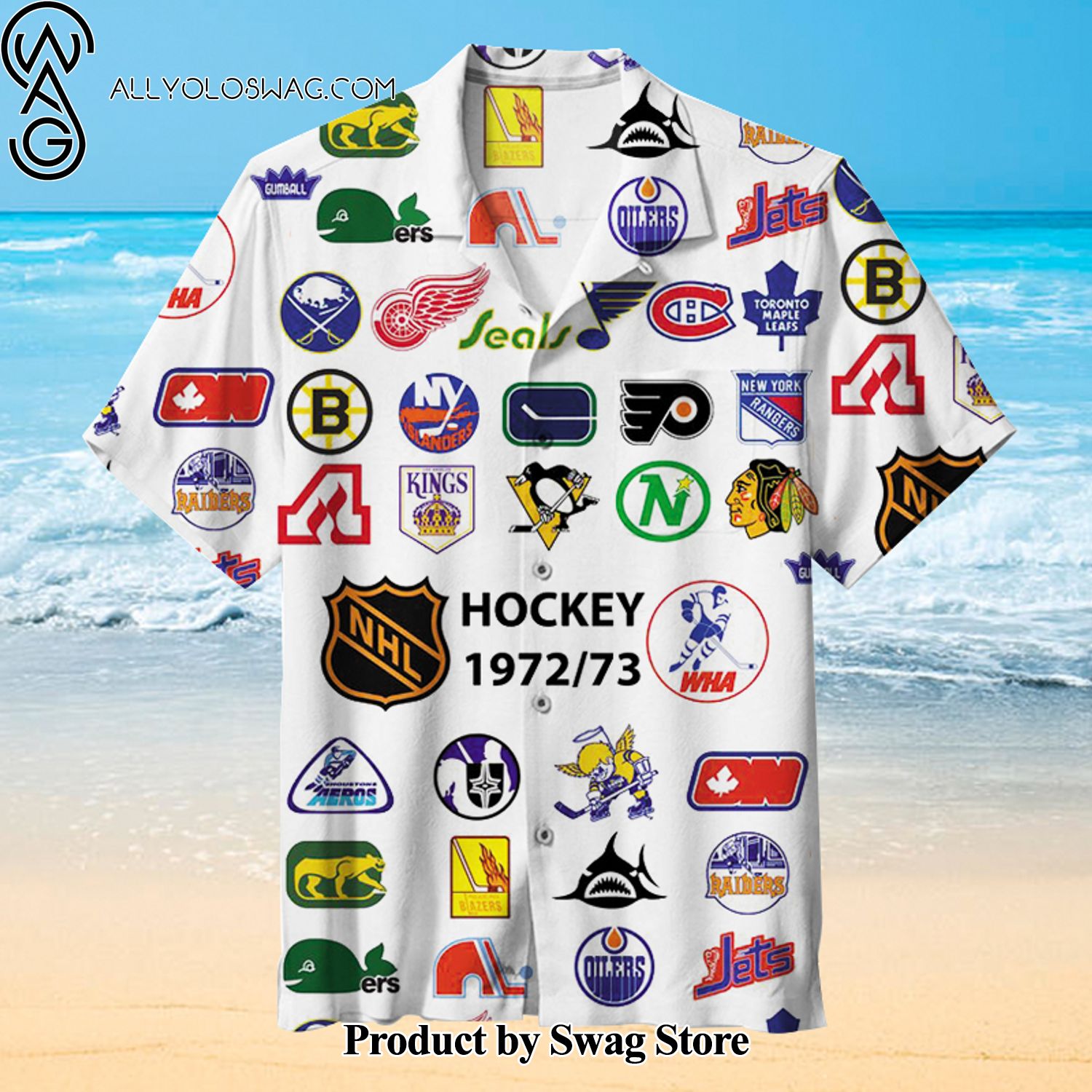 NHL Sustainable Hawaiian Shirt