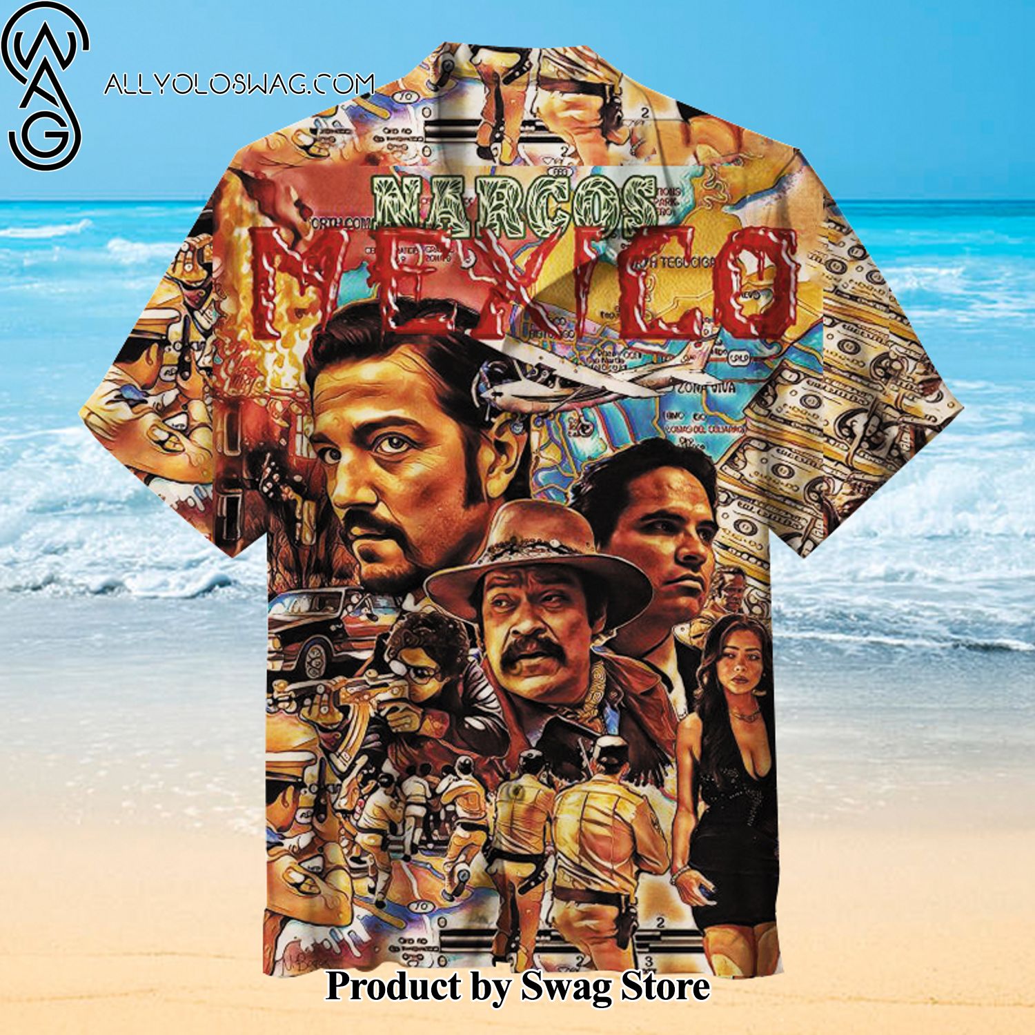 Narcos Mexico Modern Twist Hawaiian Shirt