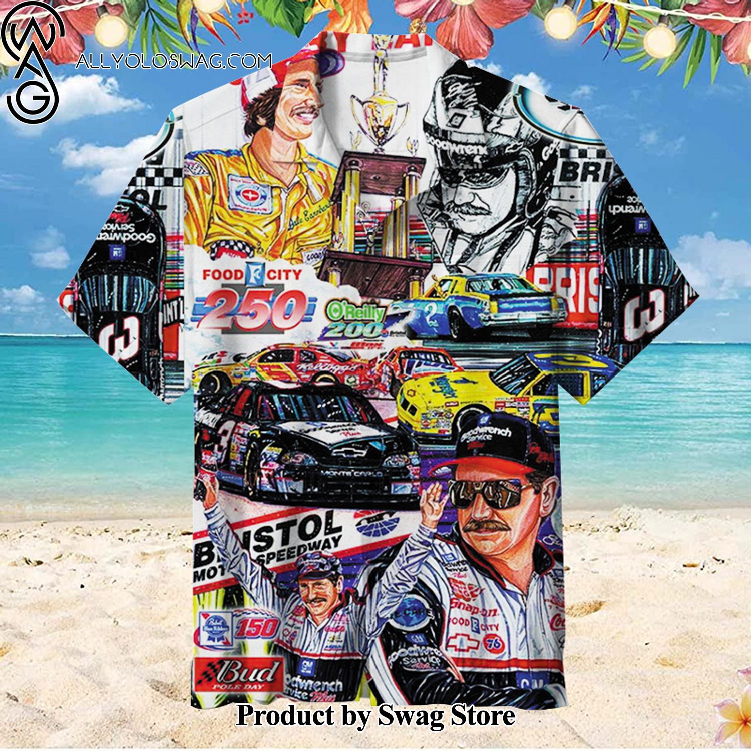 Nascar Date Night Hawaiian Shirt