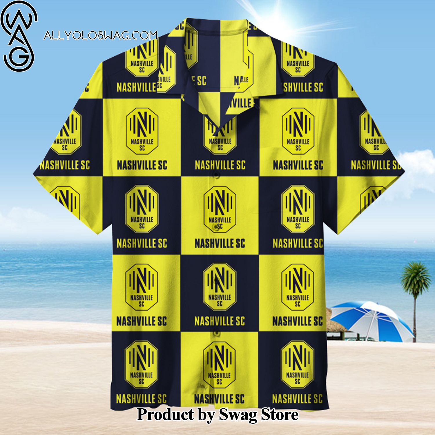 Nashville SC Collectible Hawaiian Shirt