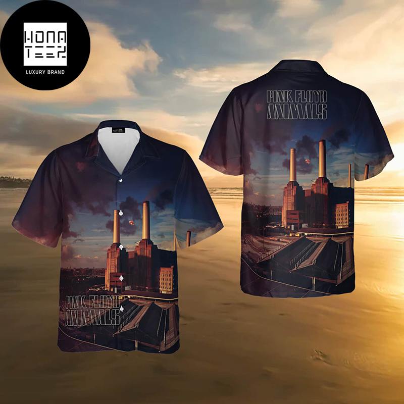 Pink Floyd Animals Album Cover Flying Pig Battersea Power Station 2024 Trendy Hawaiian Shirt