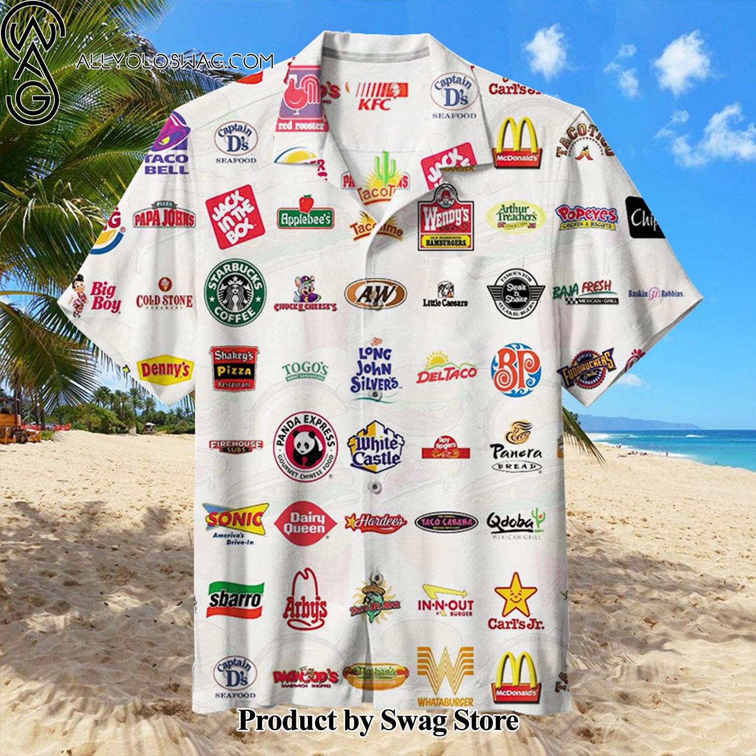 Fast Food Pick your 3 Road Trip Hawaiian Shirt