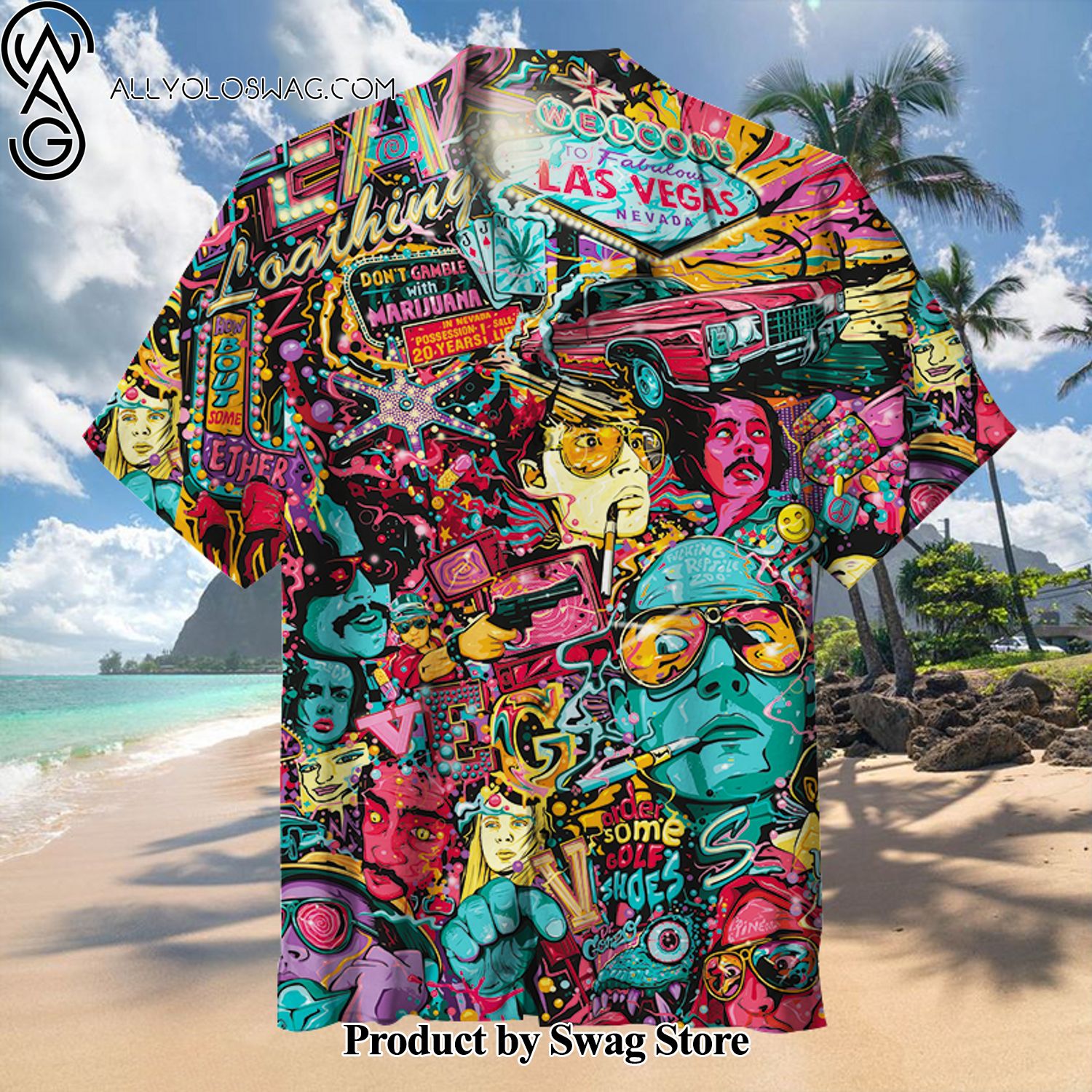 Fear and Loathing in Las Vegas Date Night Hawaiian Shirt