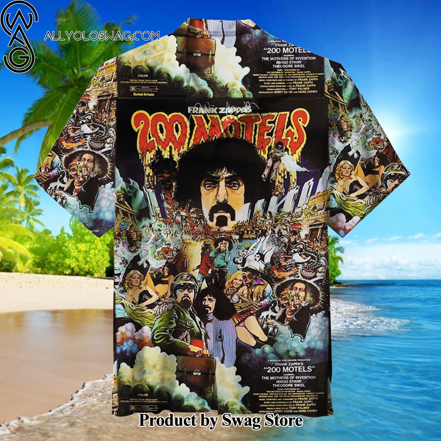 Frank Zappa Vintage Hawaiian Shirt