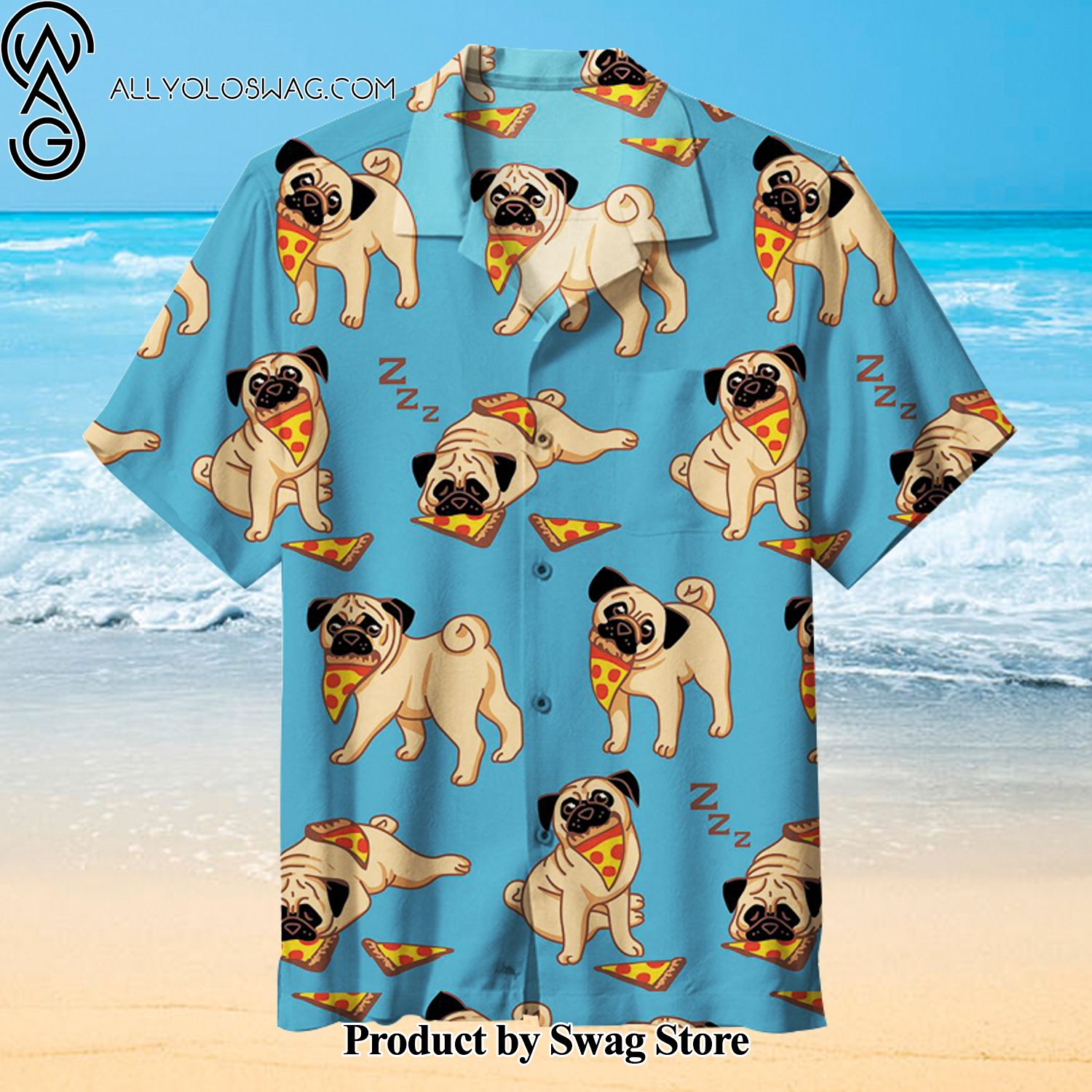 French Bulldog Artsy Hawaiian Shirt