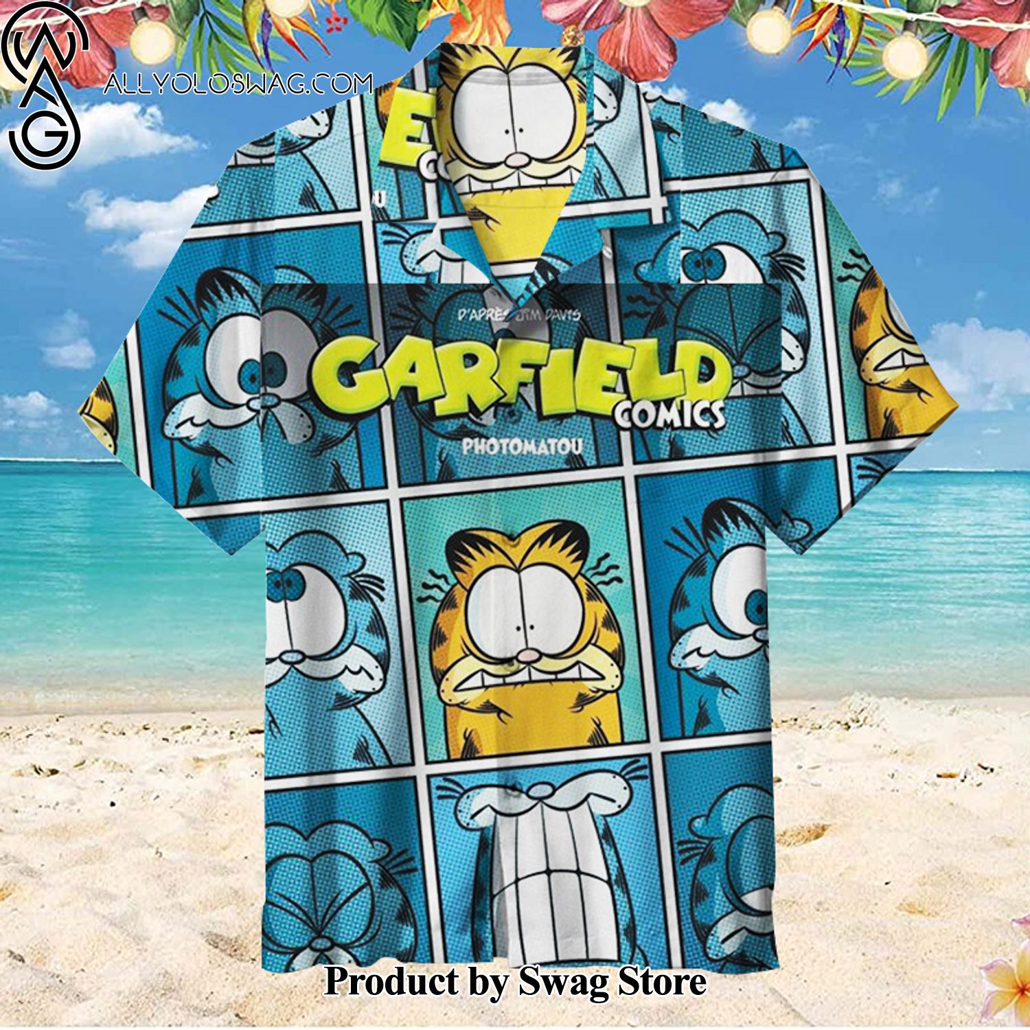 Garfield Pop Culture Hawaiian Shirt