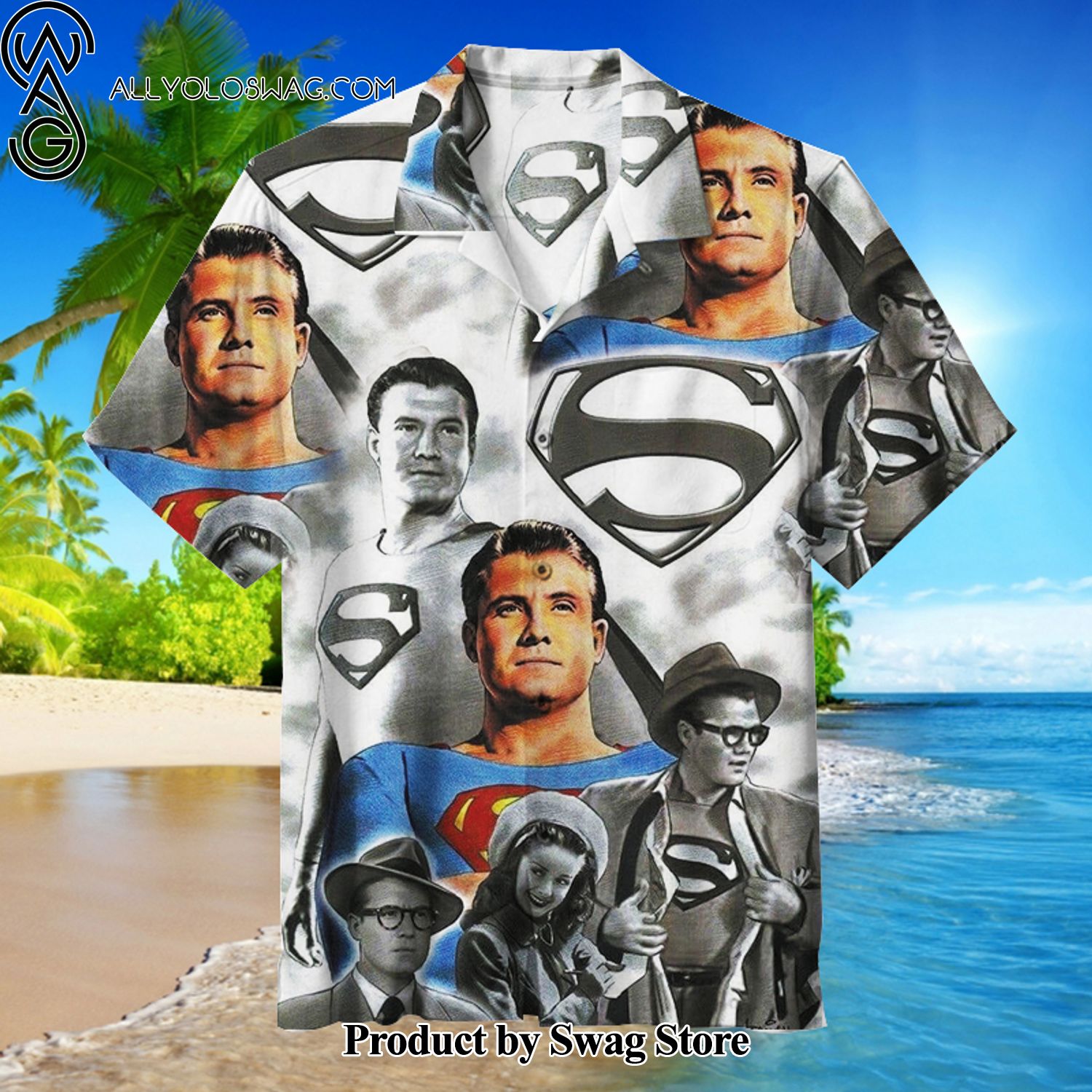 George Reeves Honeymoon Hawaiian Shirt