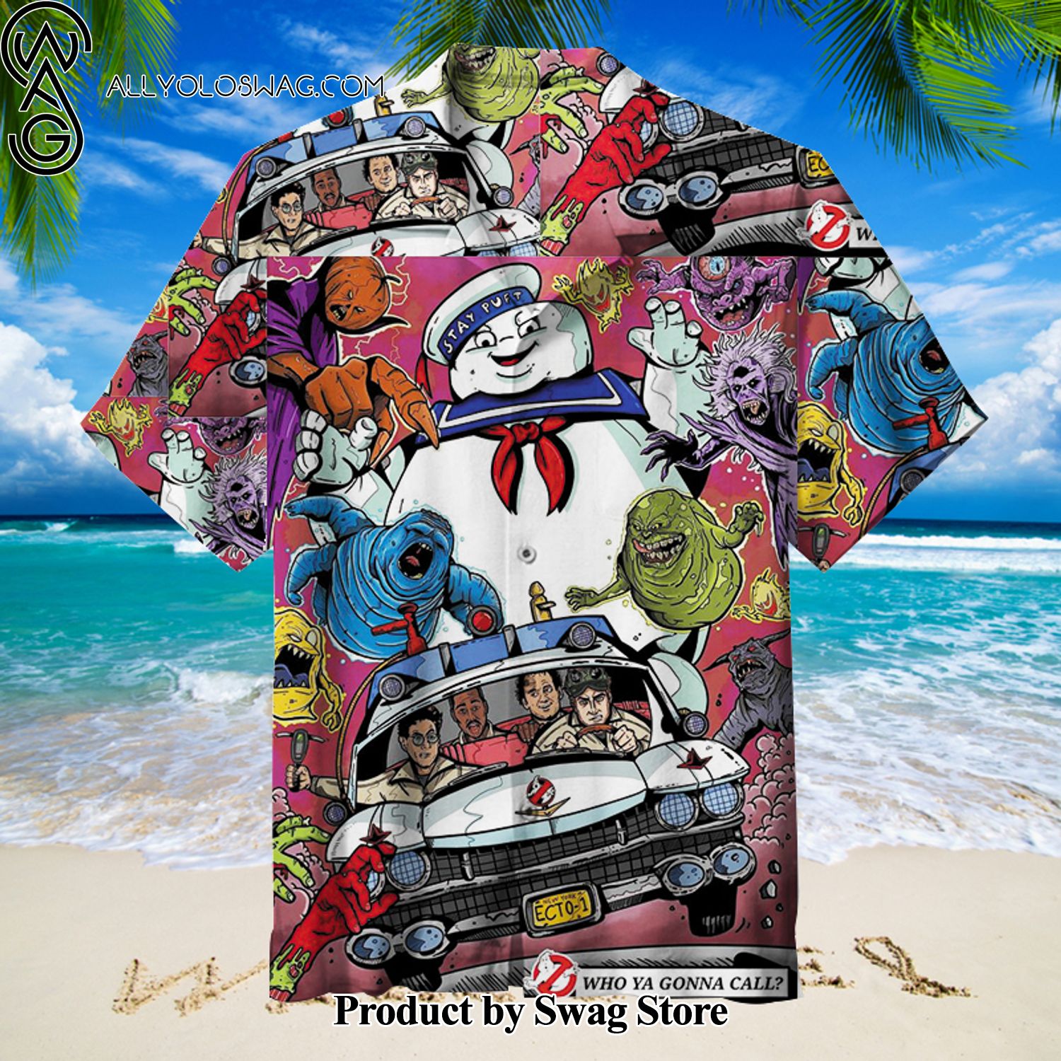 Ghostbusters Comfortable Hawaiian Shirt