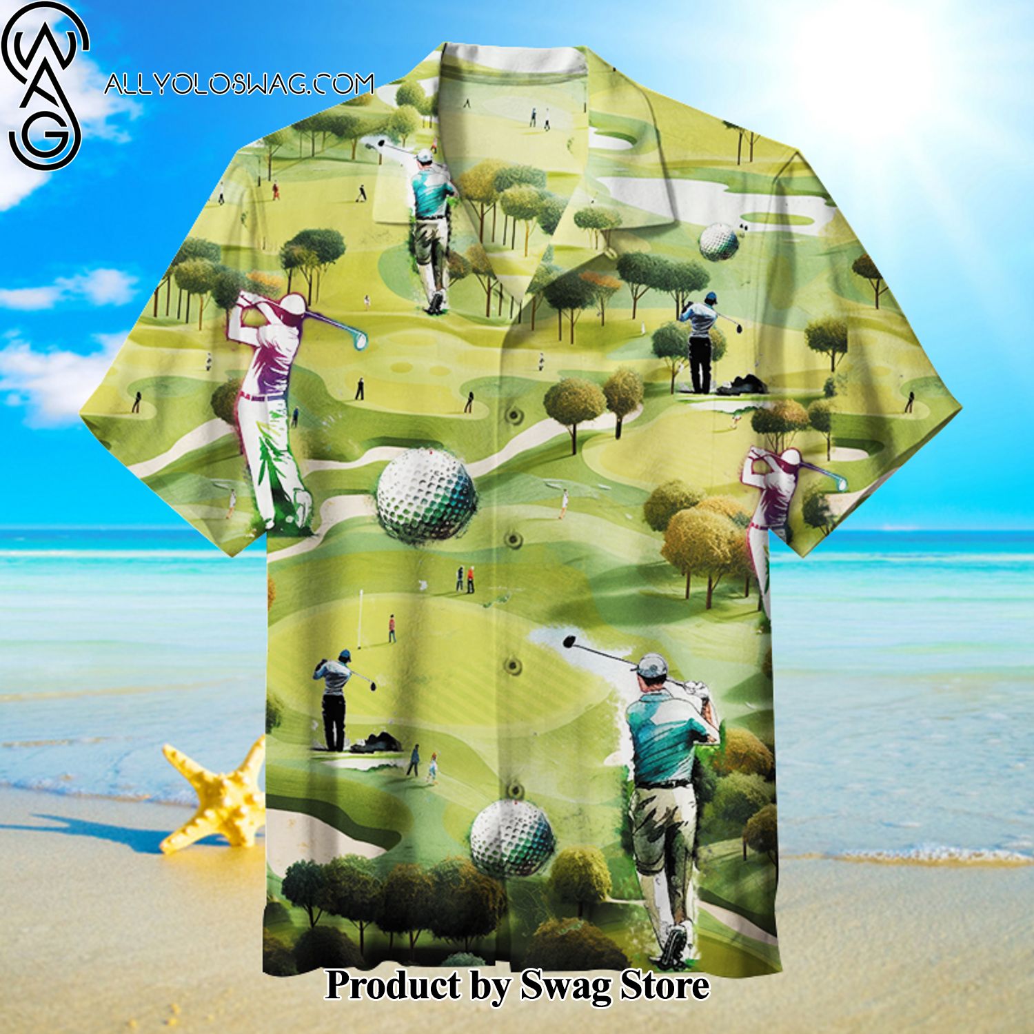 Golf Collectible Hawaiian Shirt