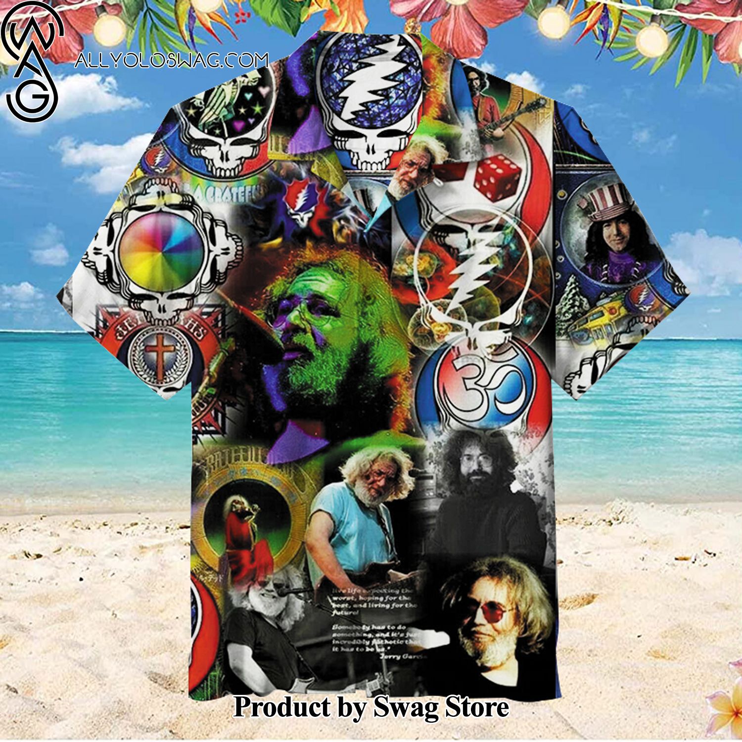 Grateful Dead Made to Order Hawaiian Shirt