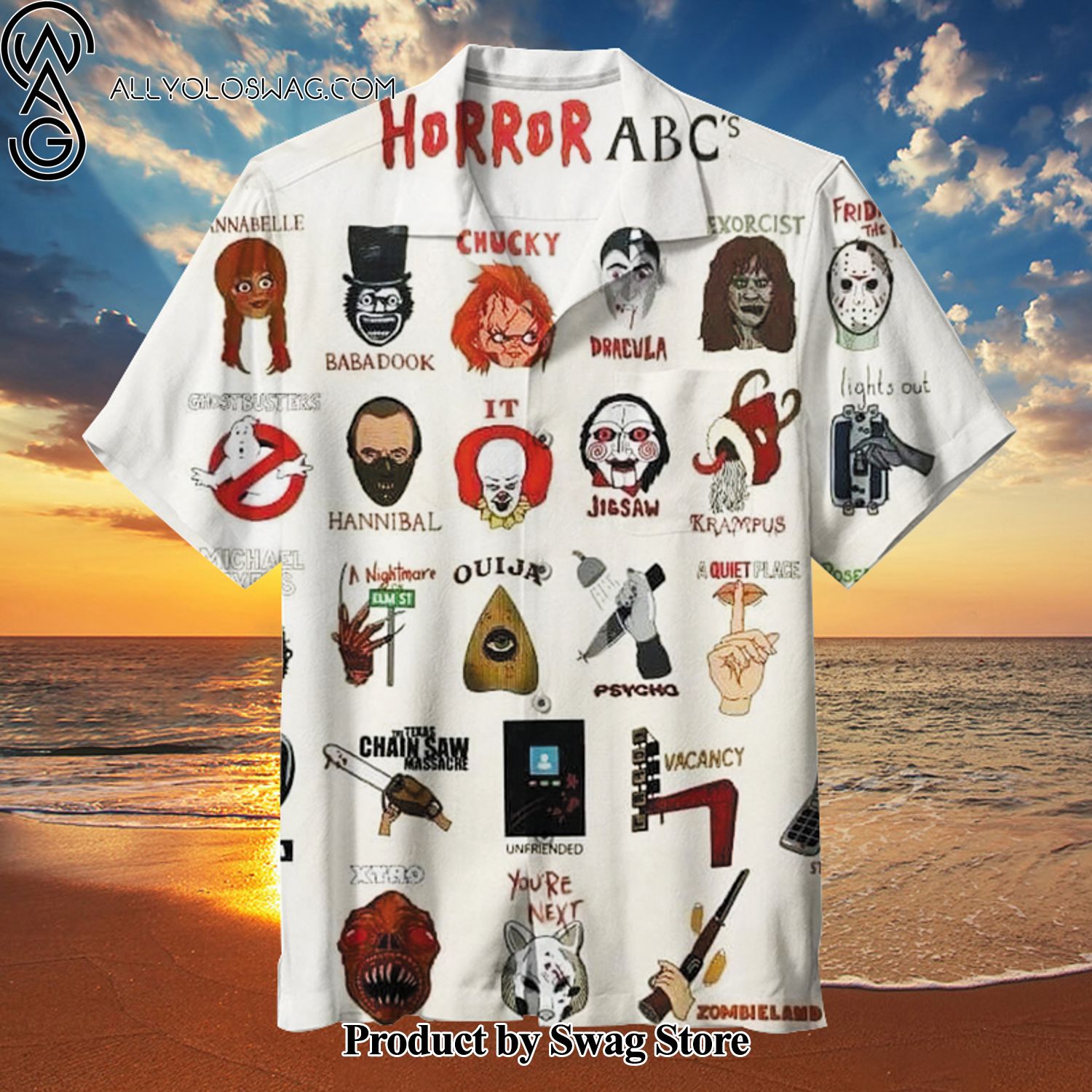 HORROR ABC's Birthday Bash Hawaiian Shirt