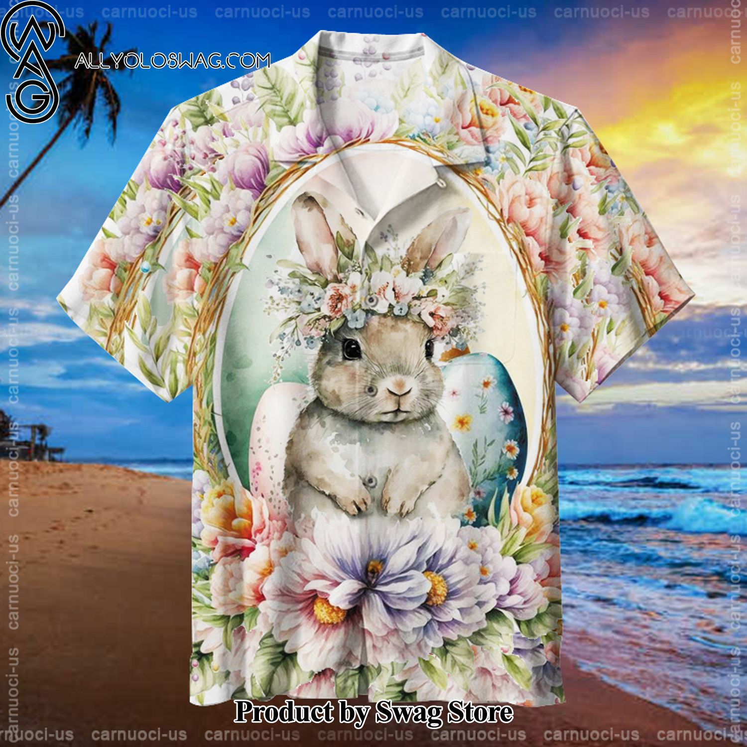 Happy Easter Breathable Hawaiian Shirt