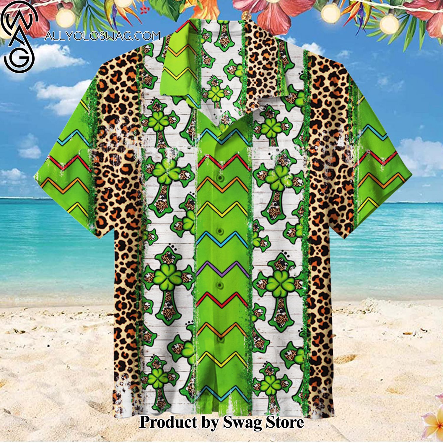 Happy St. Patrick's Day Music Festival Hawaiian Shirt