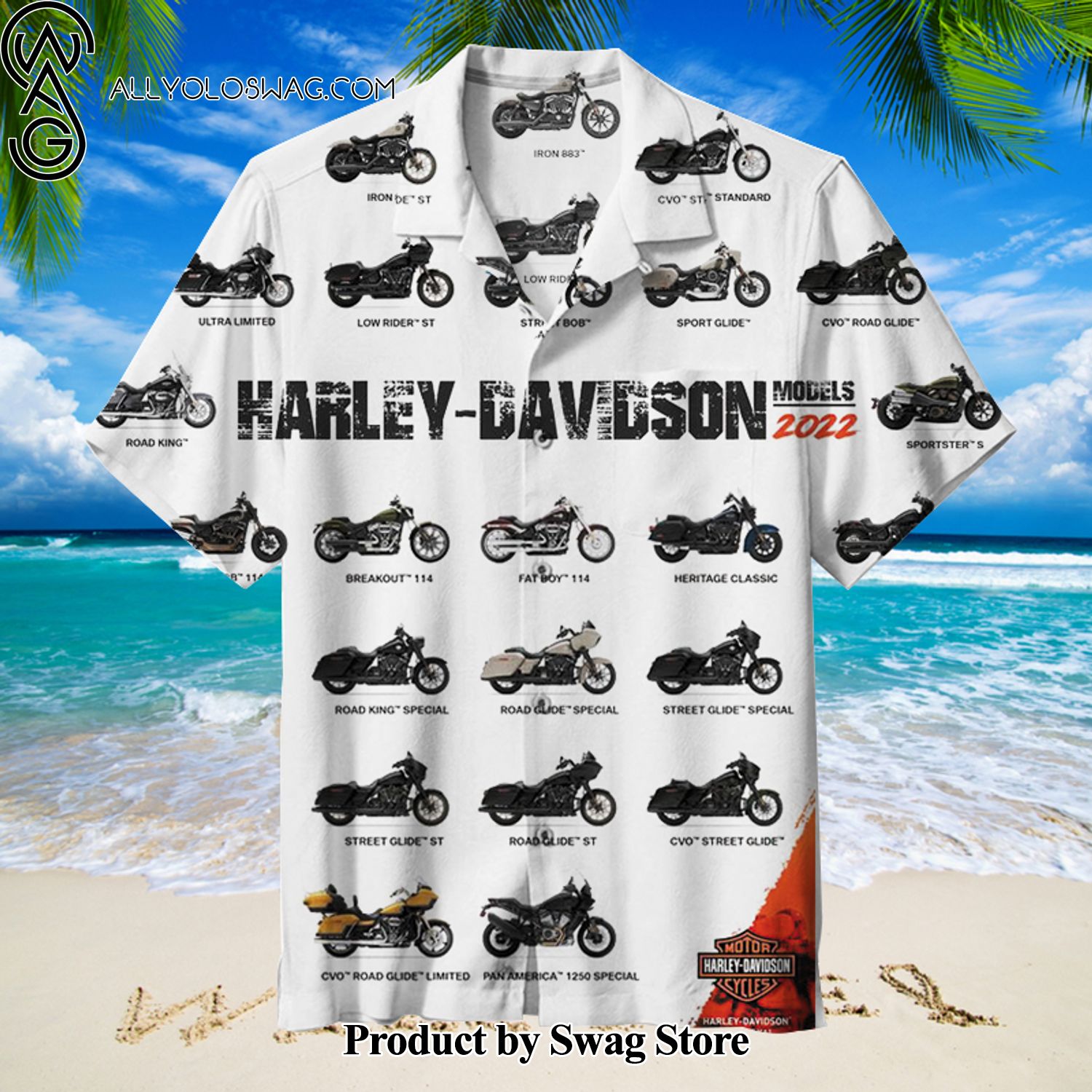 Harley-Davidson Modern Twist Hawaiian Shirt