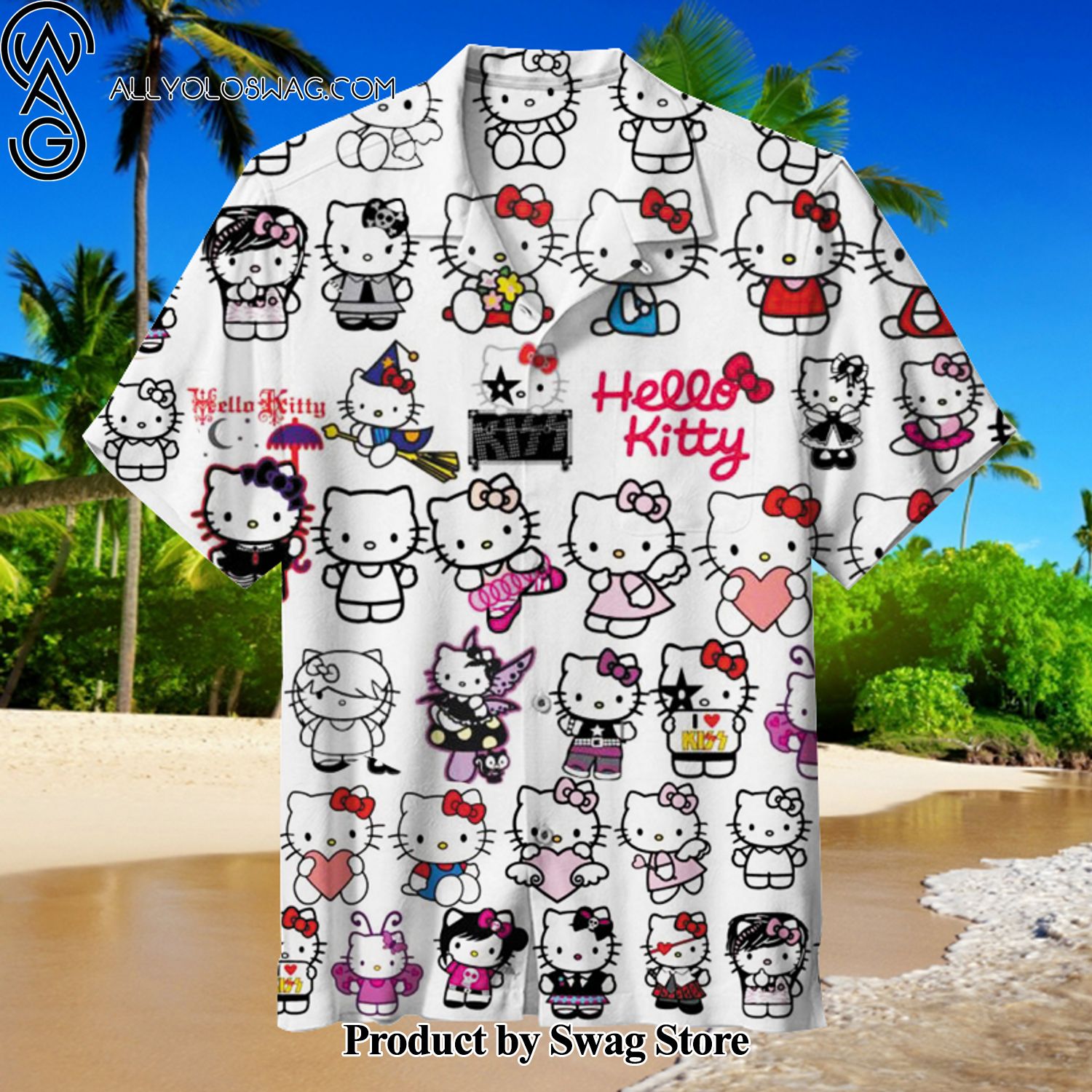 HelloKitty Tropical Hawaiian Shirt