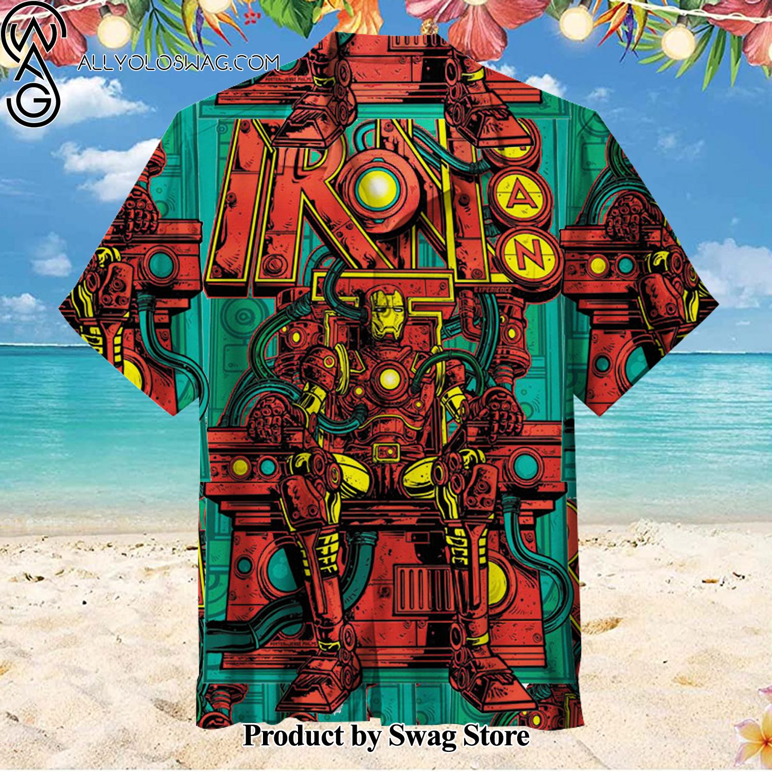 Iron Man Collectible Hawaiian Shirt