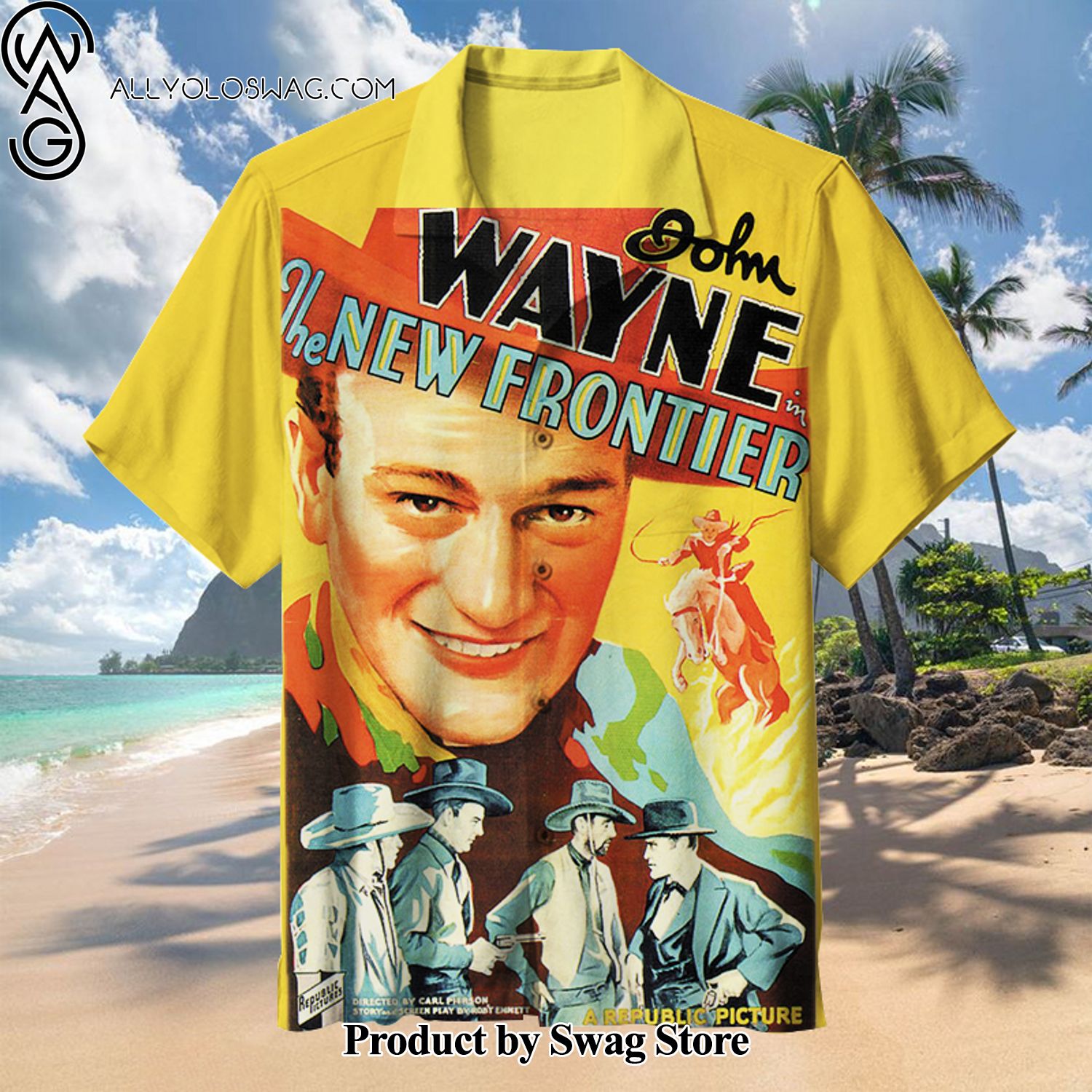 John Wayne Festival Ready Hawaiian Shirt