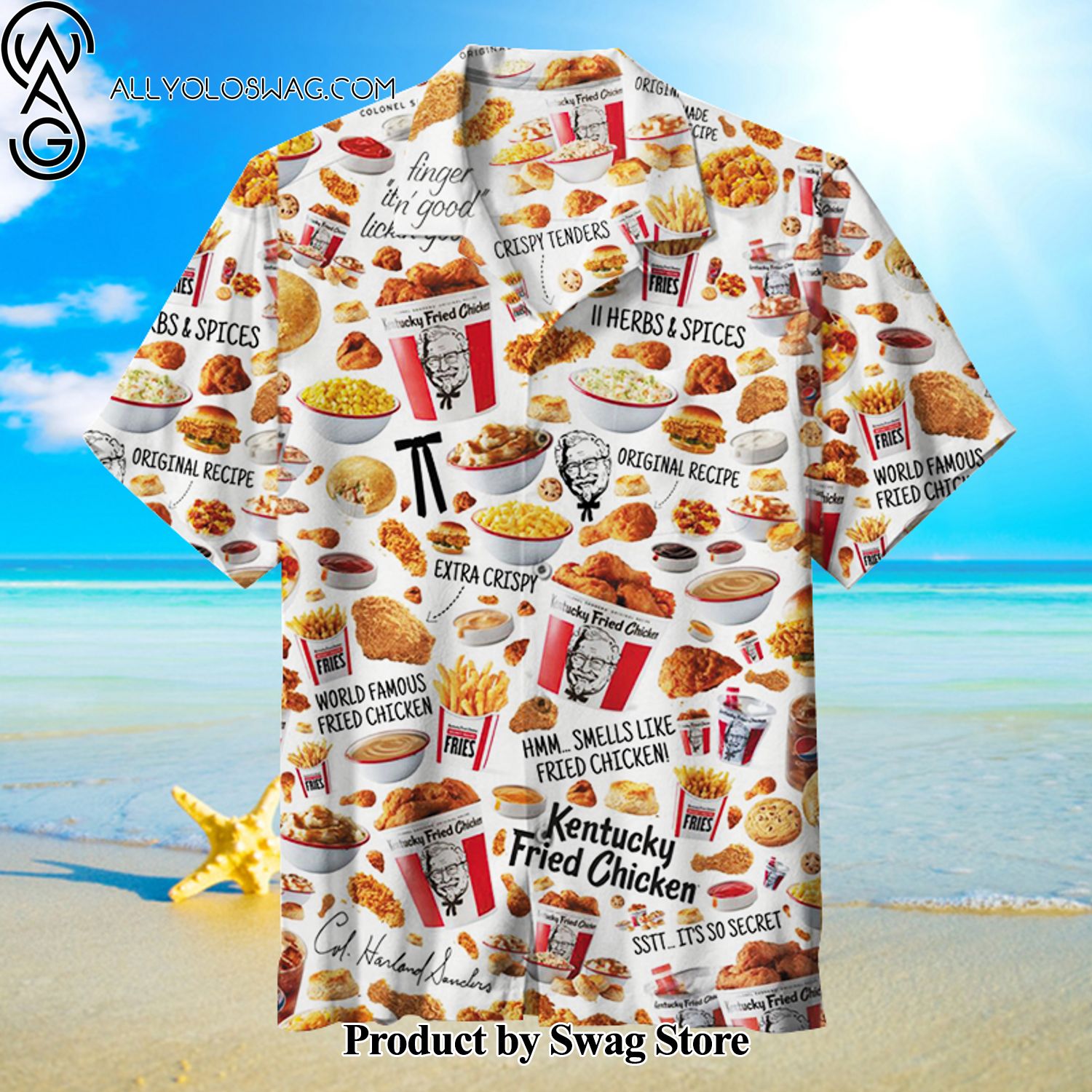 KFC Souvenir Hawaiian Shirt