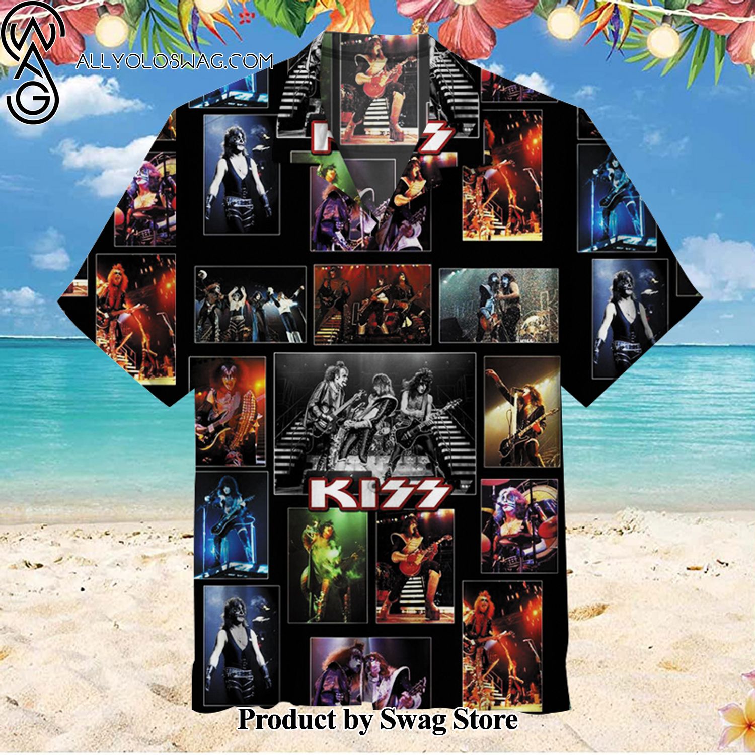 KISS Authentic Aloha Hawaiian Shirt