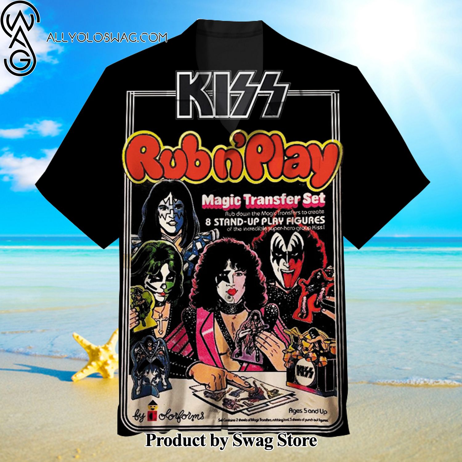 KISS Conversation-Starter Hawaiian Shirt