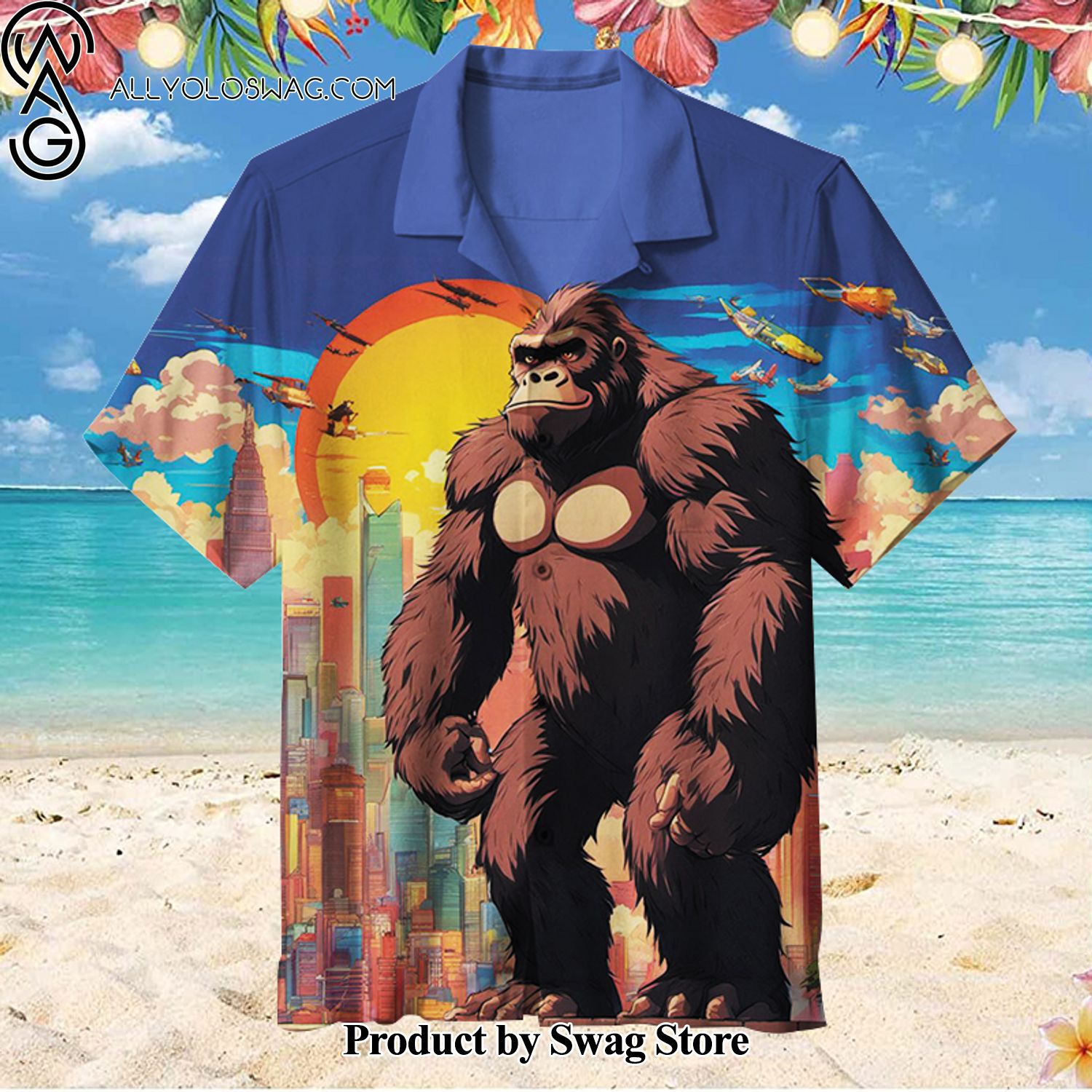 King Kong Durable Hawaiian Shirt