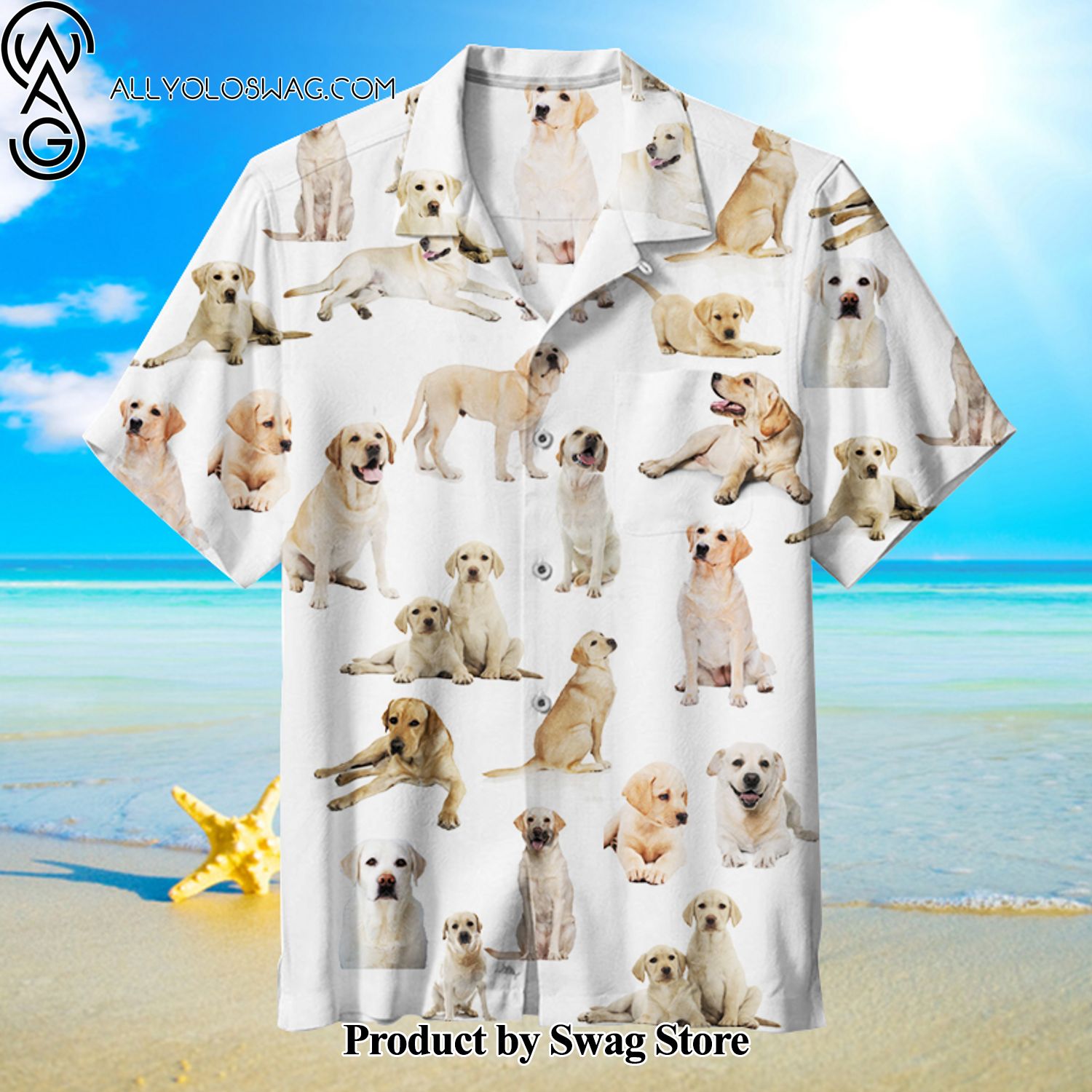 Labrador Affordable Hawaiian Shirt