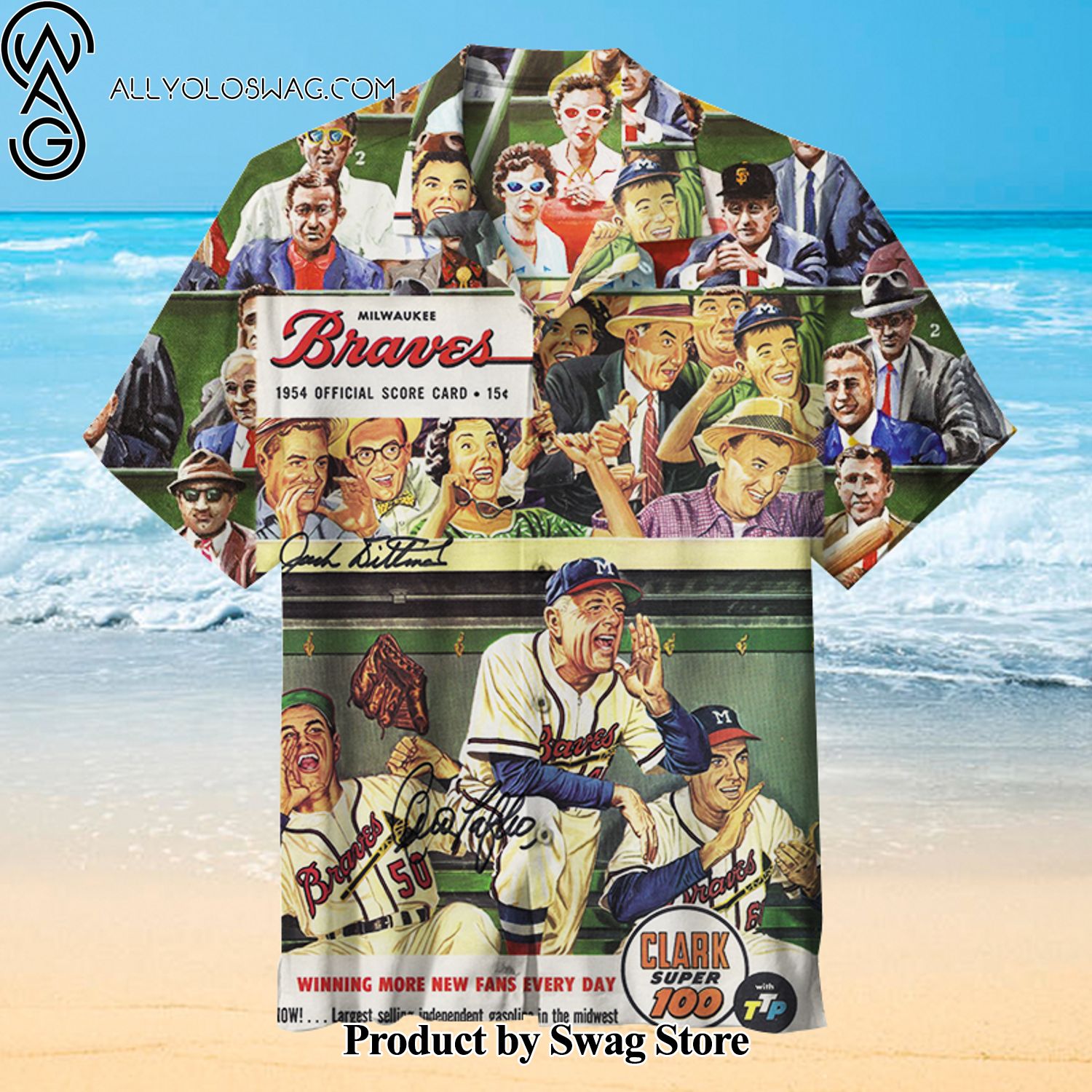 Atlanta Braves Road Trip Hawaiian Shirt