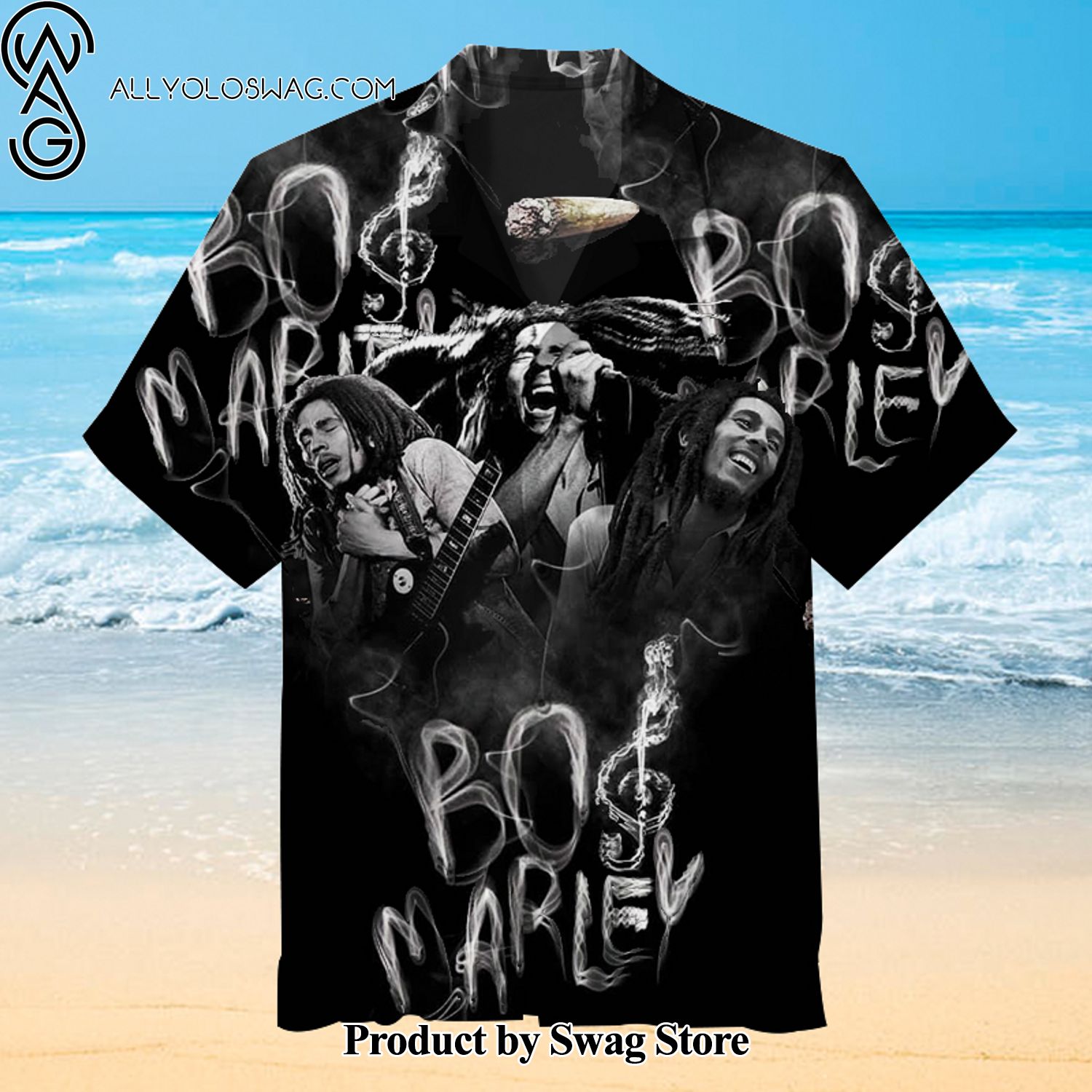 Bob Marley Conversation-Starter Hawaiian Shirt