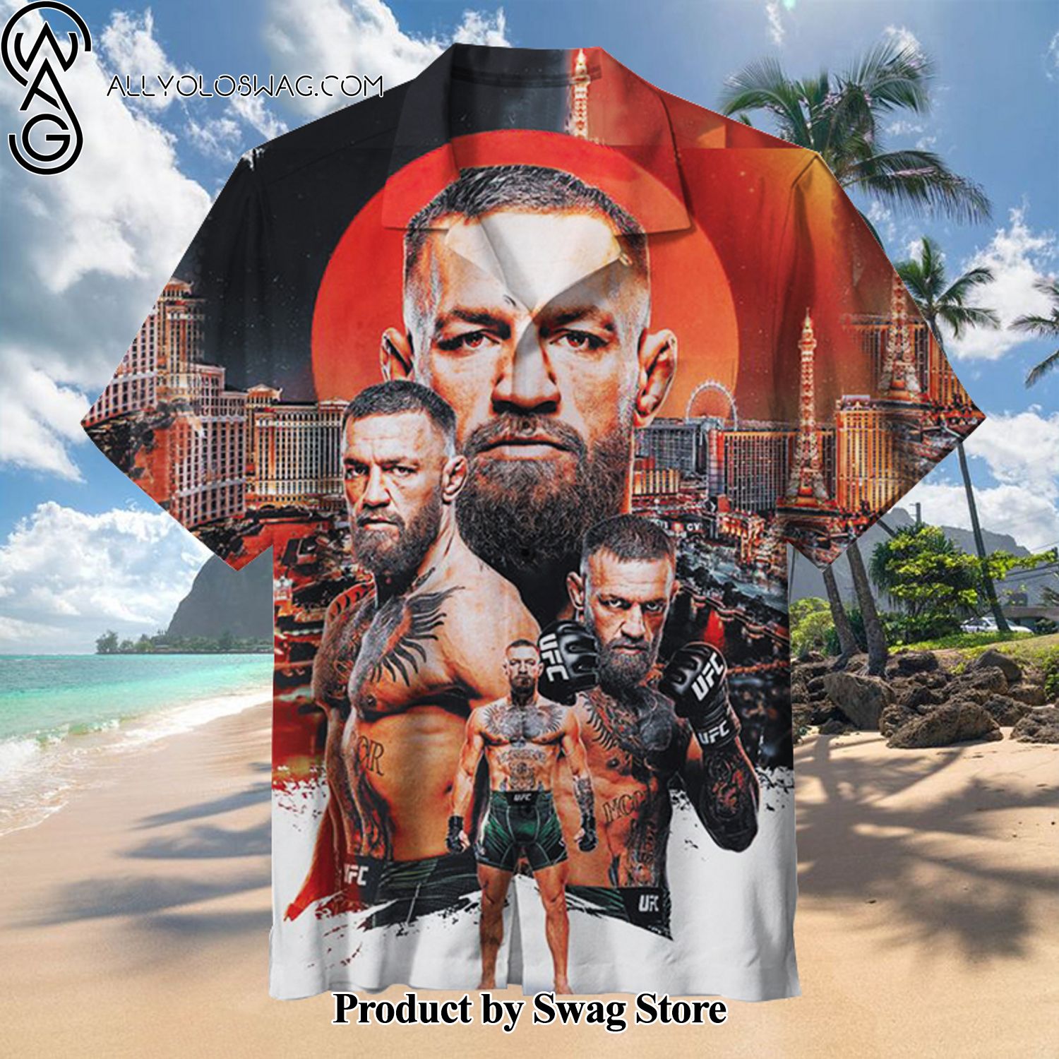 Conor McGregor Pool Party Hawaiian Shirt