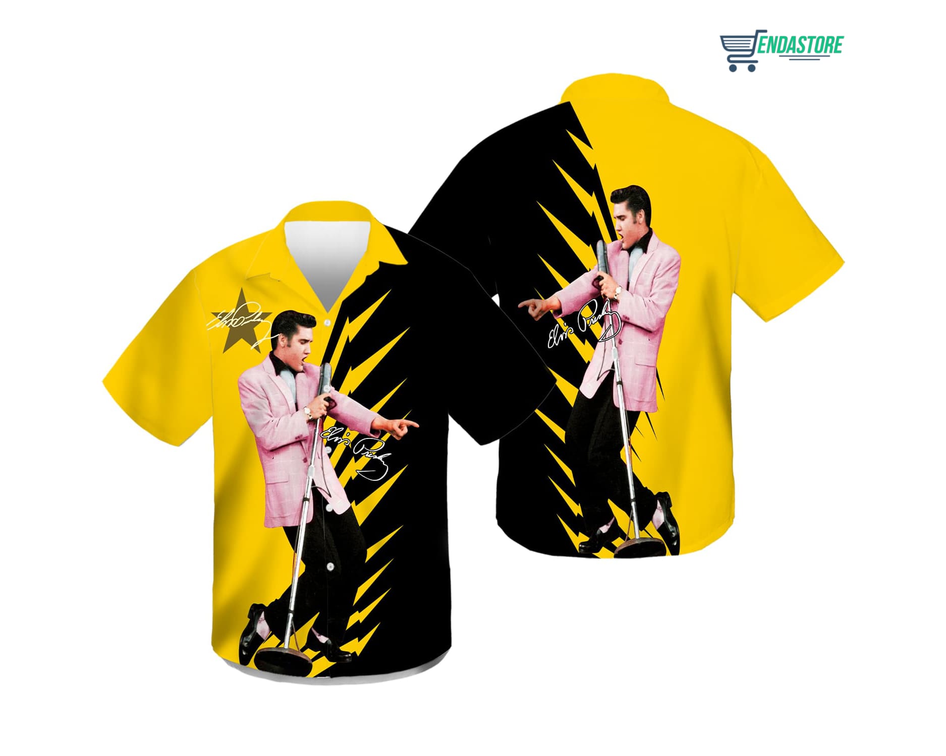 3D Elvis Presley Hawaiian Shirt