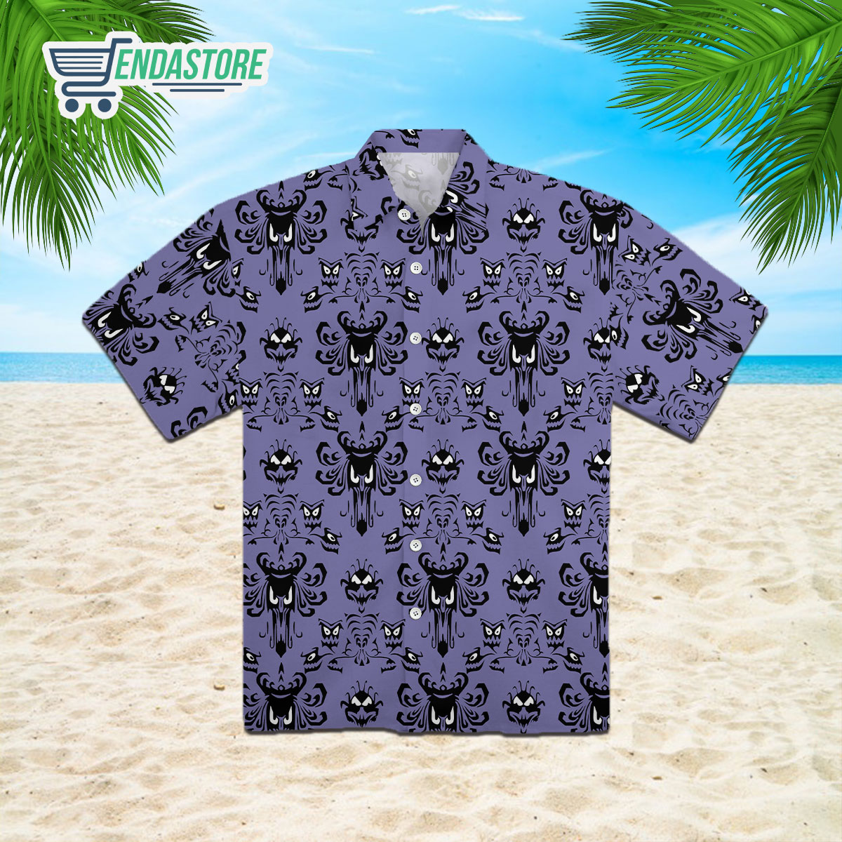 3D Haunted Mansion Hawaiian Shirt