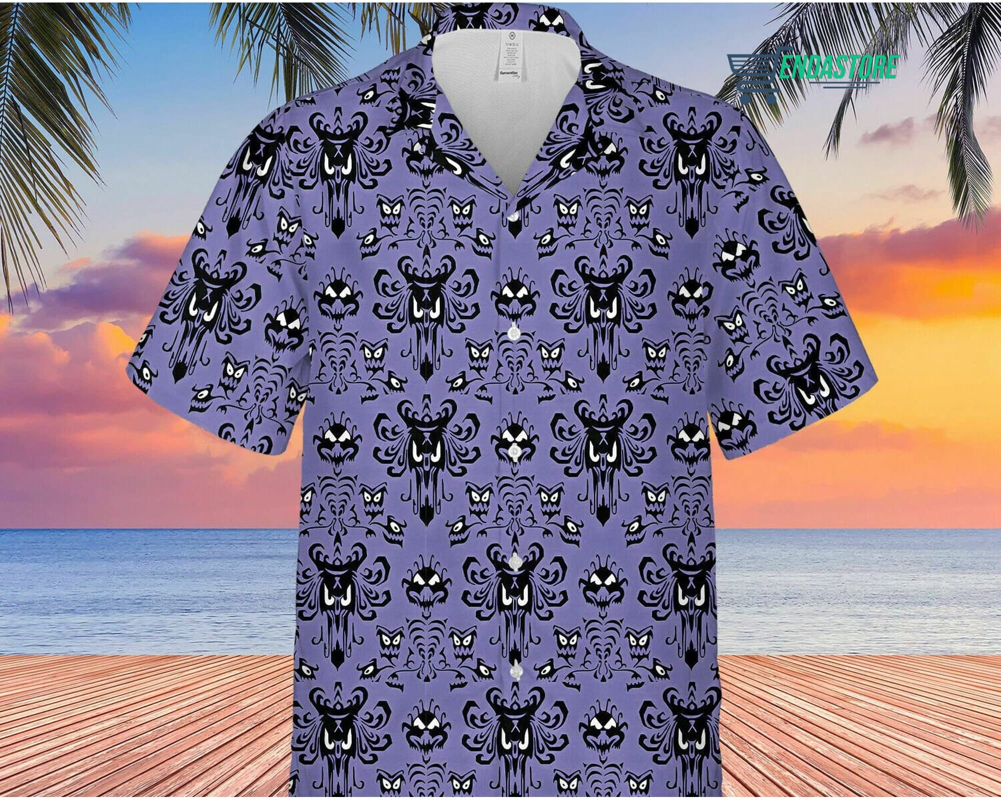 3D Haunted Mansion Hawaiian Shirt QLW45Z2N