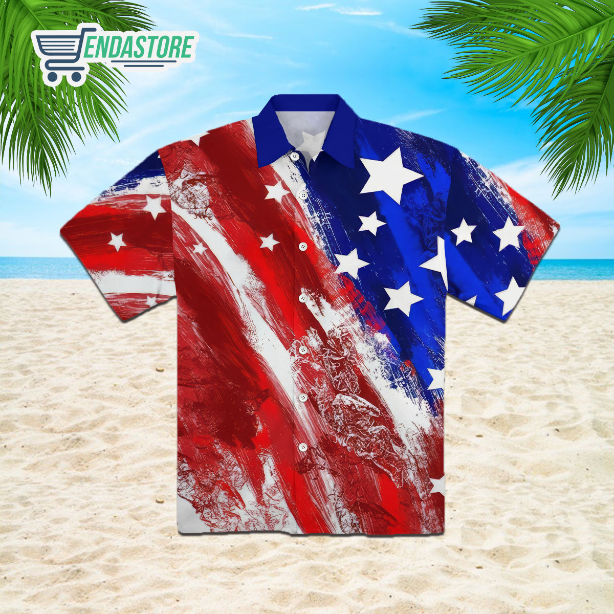 American Flag Star Stripes 4th of July Shirt