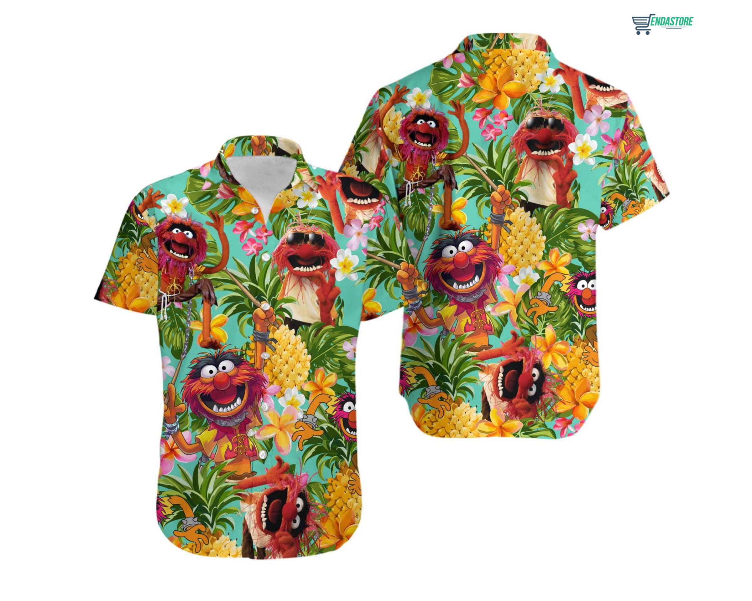 Animal Muppet Pineapple Tropical Hawaiian Shirt 3569