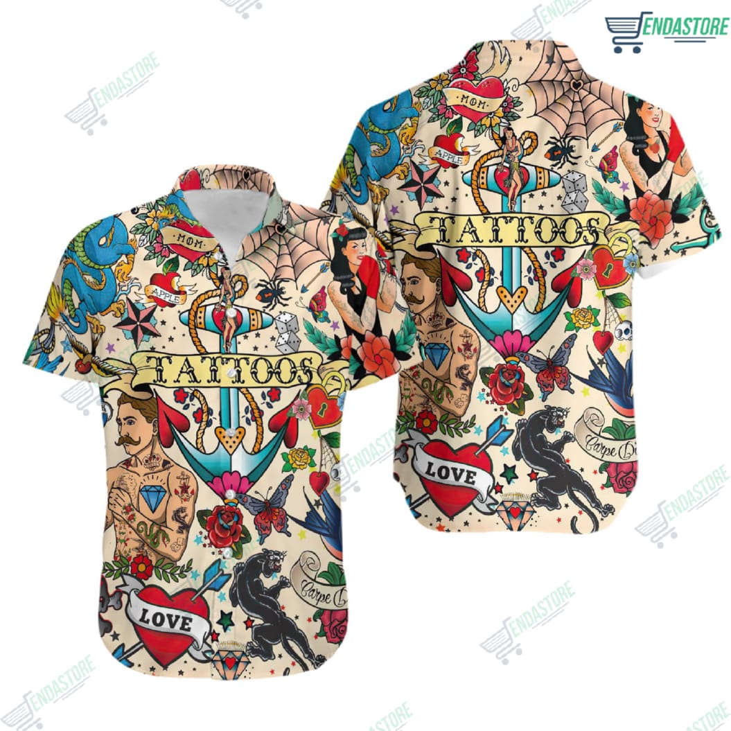 Art of Play Tattoo Hawaiian Shirt