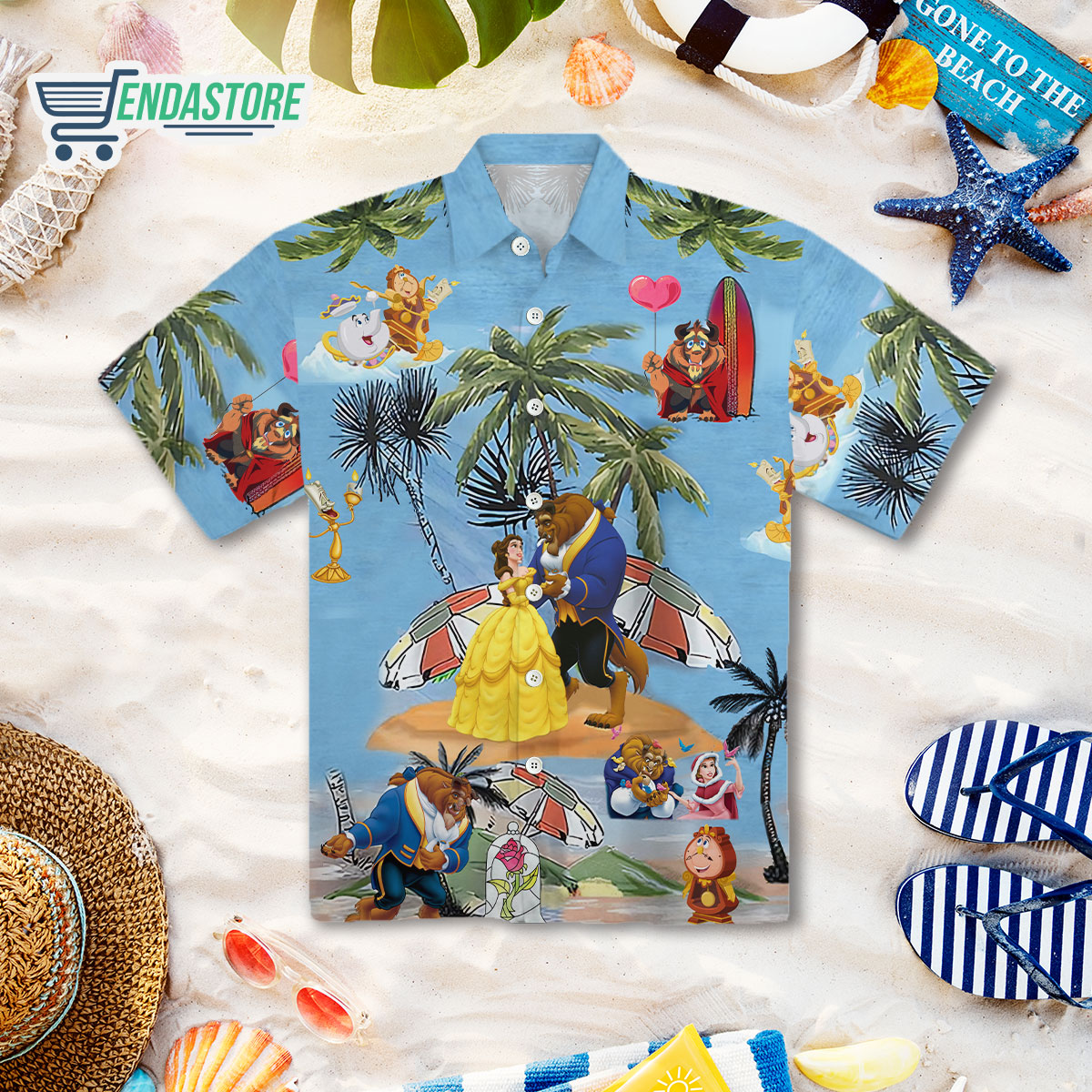 Beauty And The Beast Hawaiian Shirt