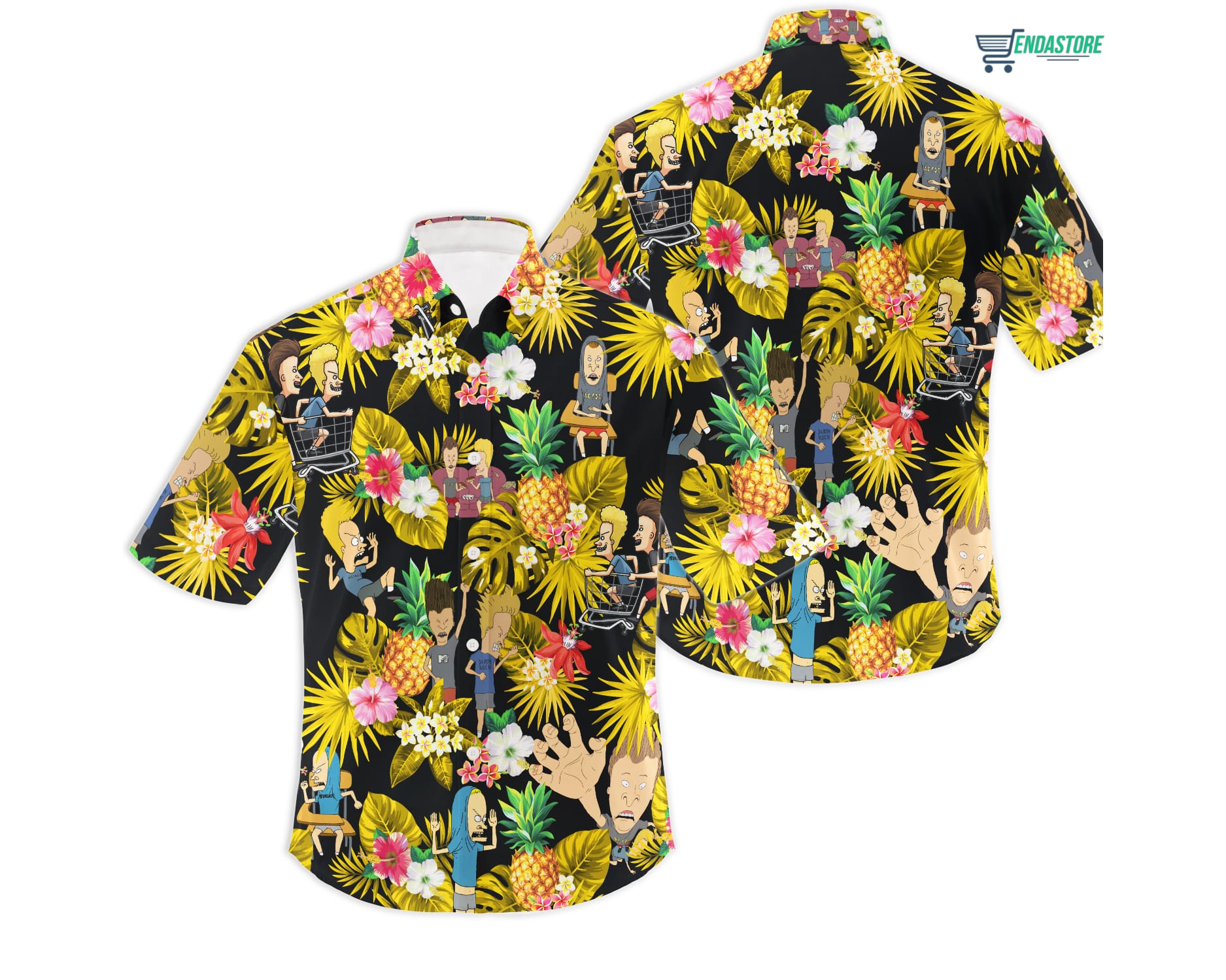 Beavis And Butt Hawaii Shirt