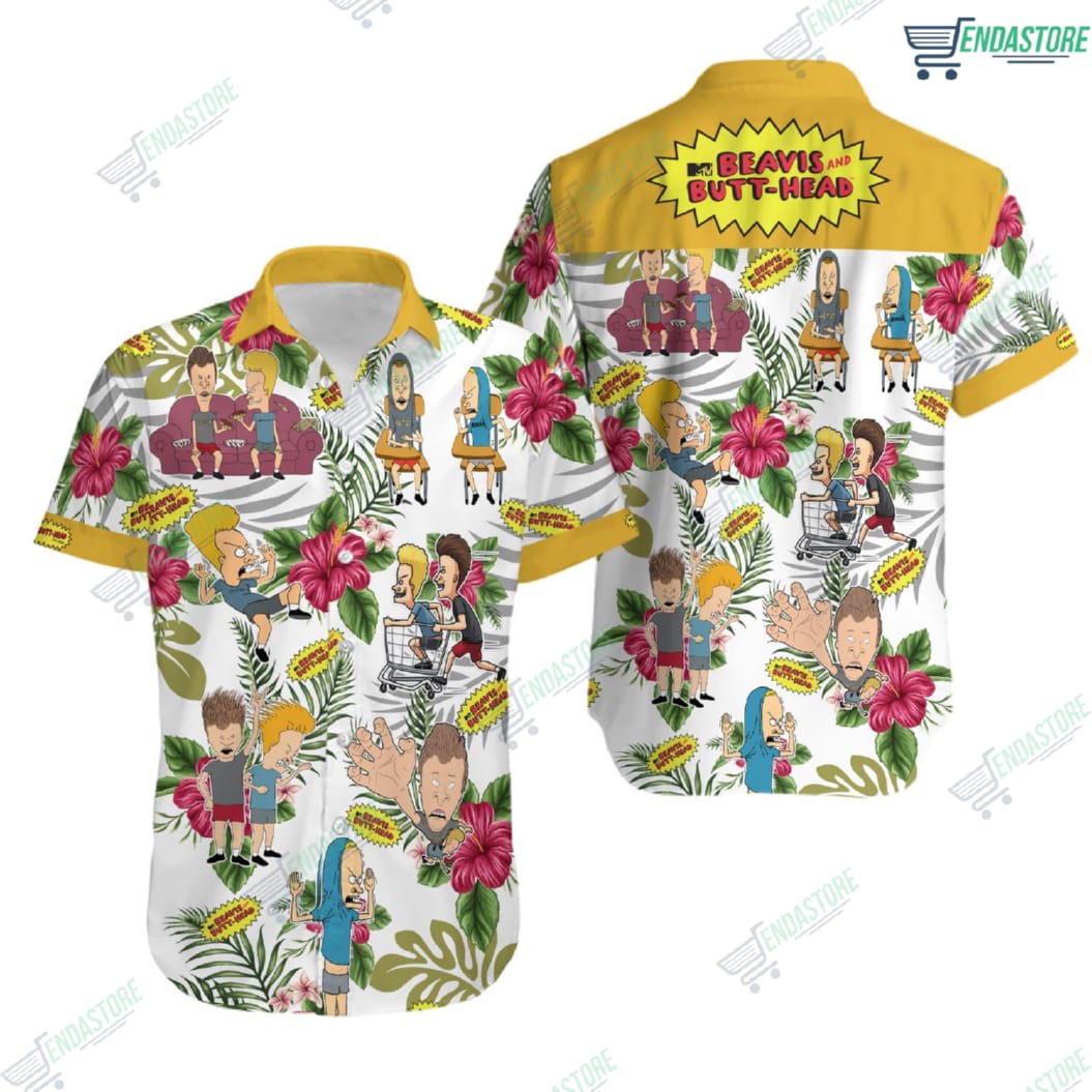 Beavis And Butt Head Hawaiian Shirt