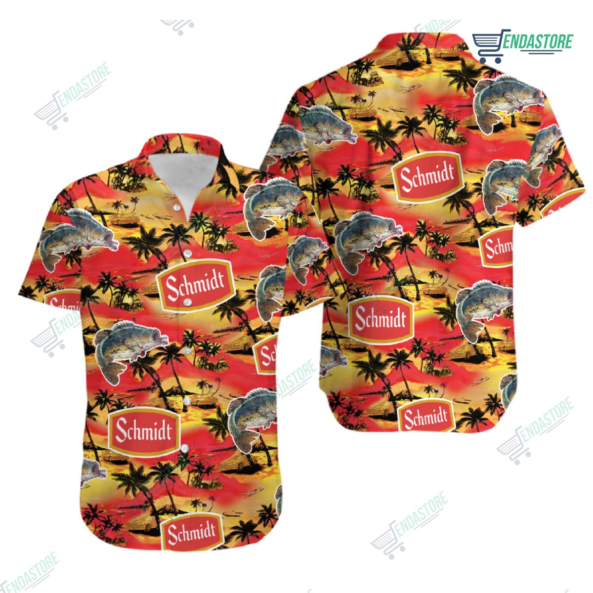 Beer Schmidt Hawaiian Sea Island Pattern Shirt TTN5QW0O