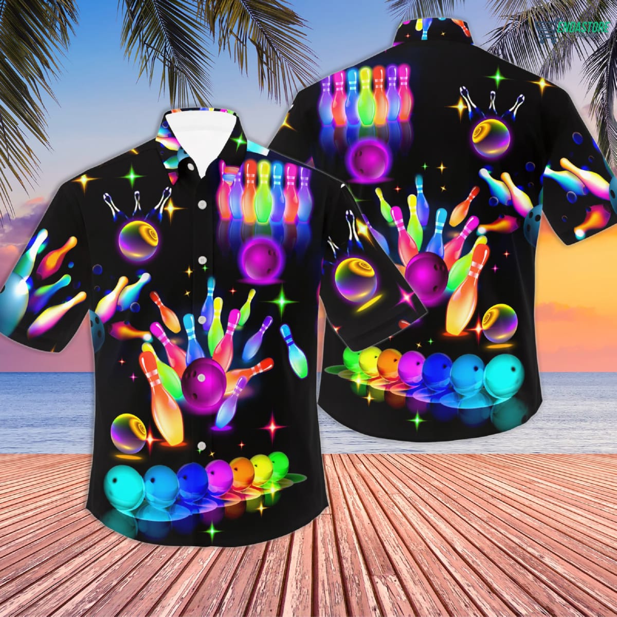 Bowling Hawaiian Shirt 3461