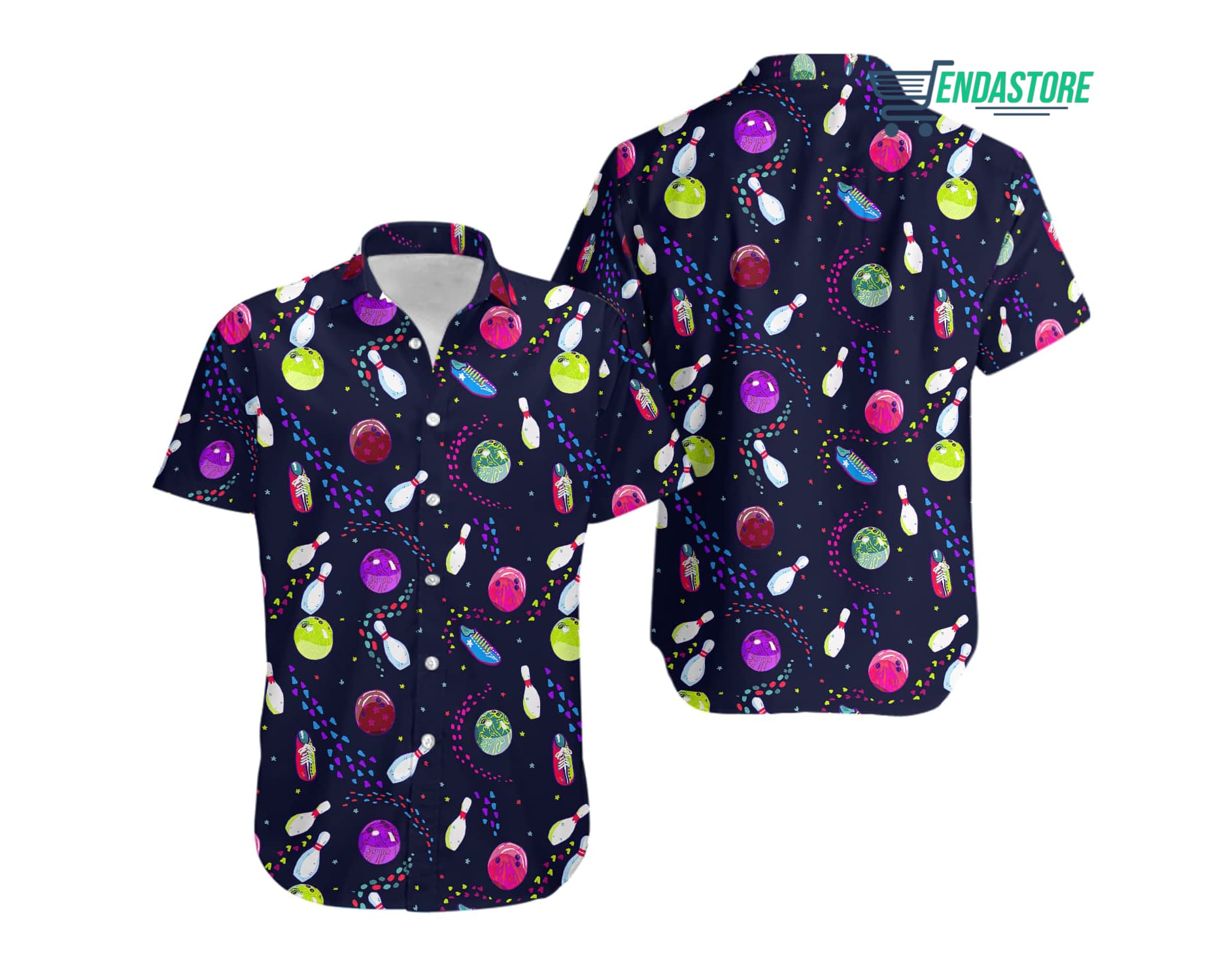 Bowling Pin Hawaiian Shirt