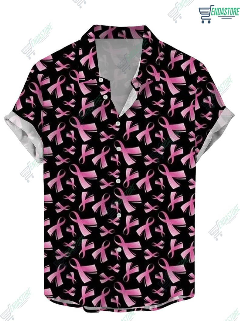 Breast Cancer Pink Ribbon Hawaiian Shirt