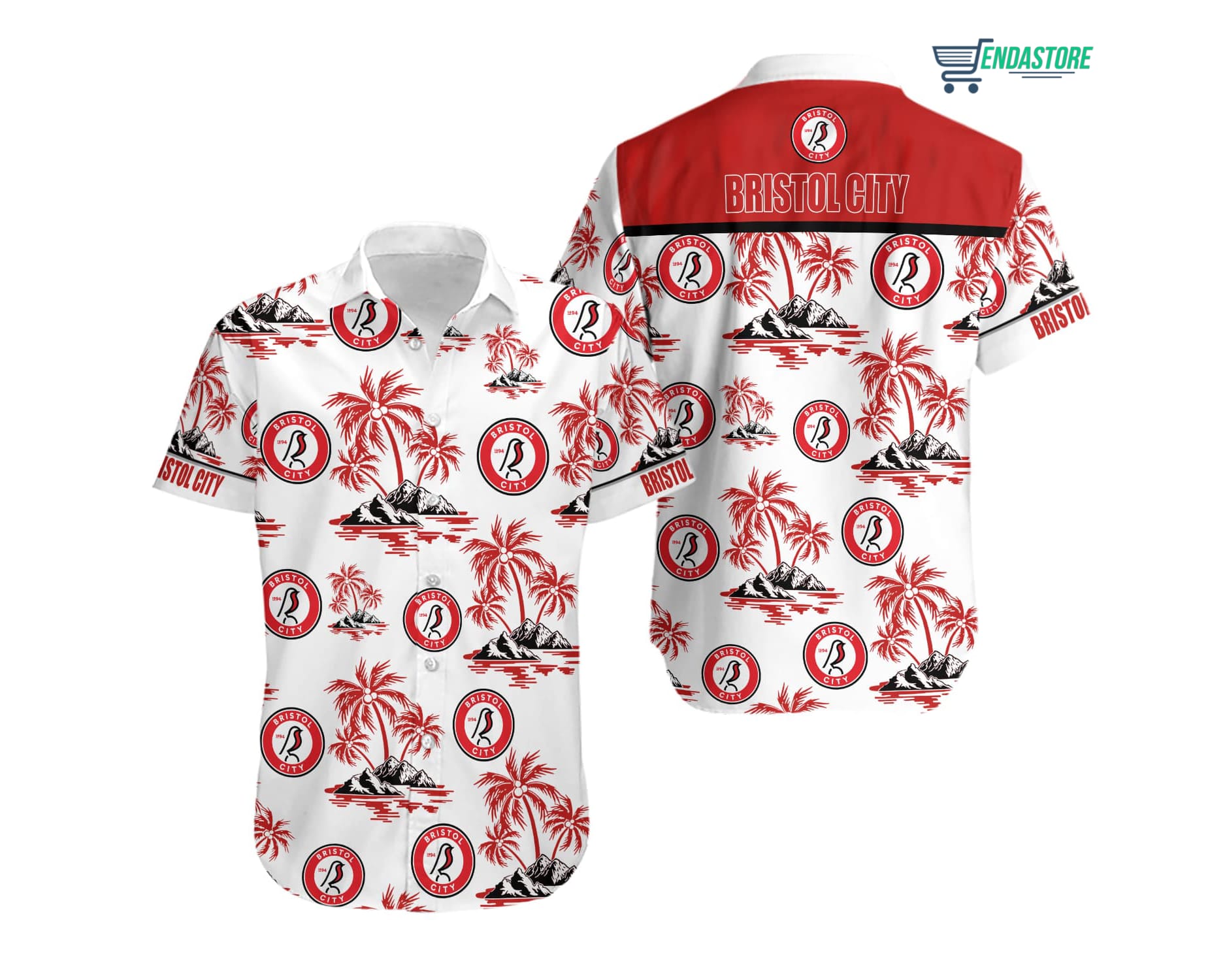 Bristol City Hawaiian Shirt